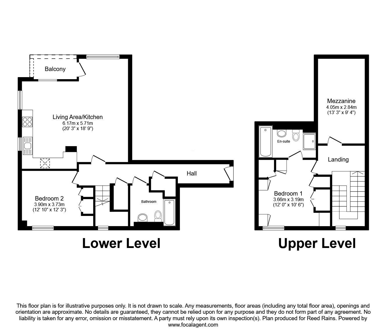 Floorplan of 2 bedroom  Flat for sale, Whitworth Street West, Manchester, M1