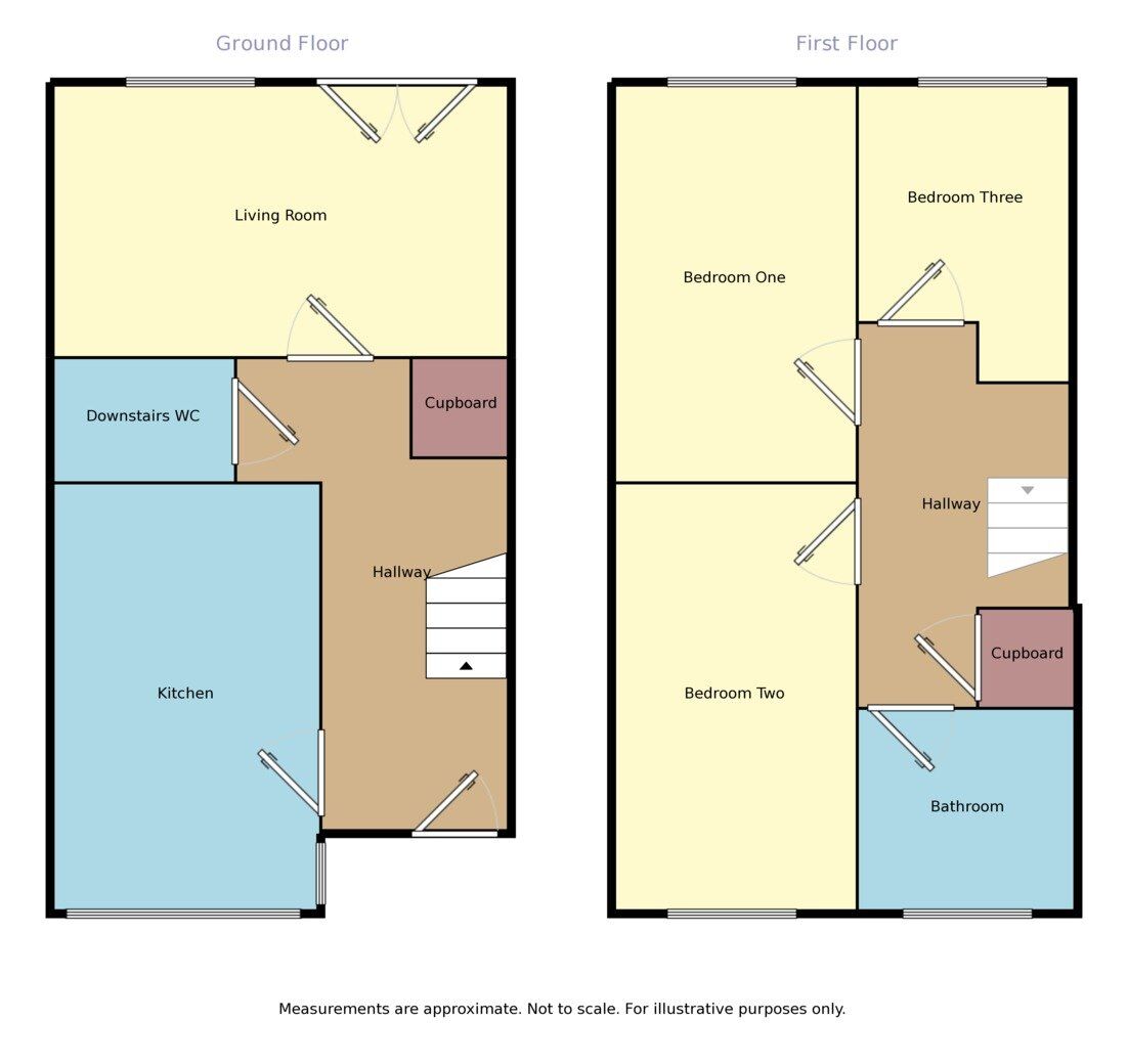 Floorplan of 3 bedroom Semi Detached House to rent, Burcot Road, Manchester, Greater Manchester, M11