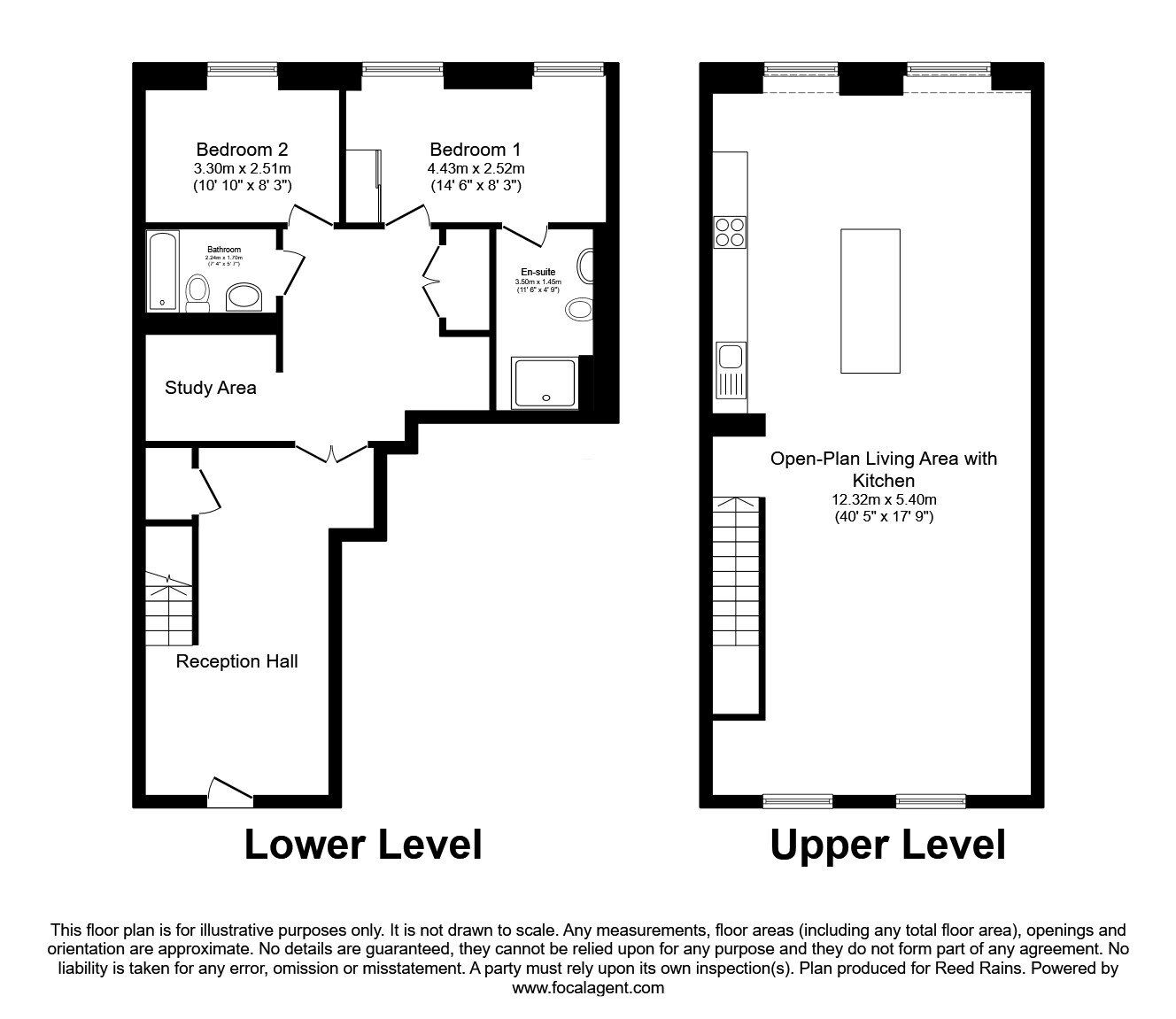Floorplan of 2 bedroom  Flat for sale, Bengal Street, Manchester, M4