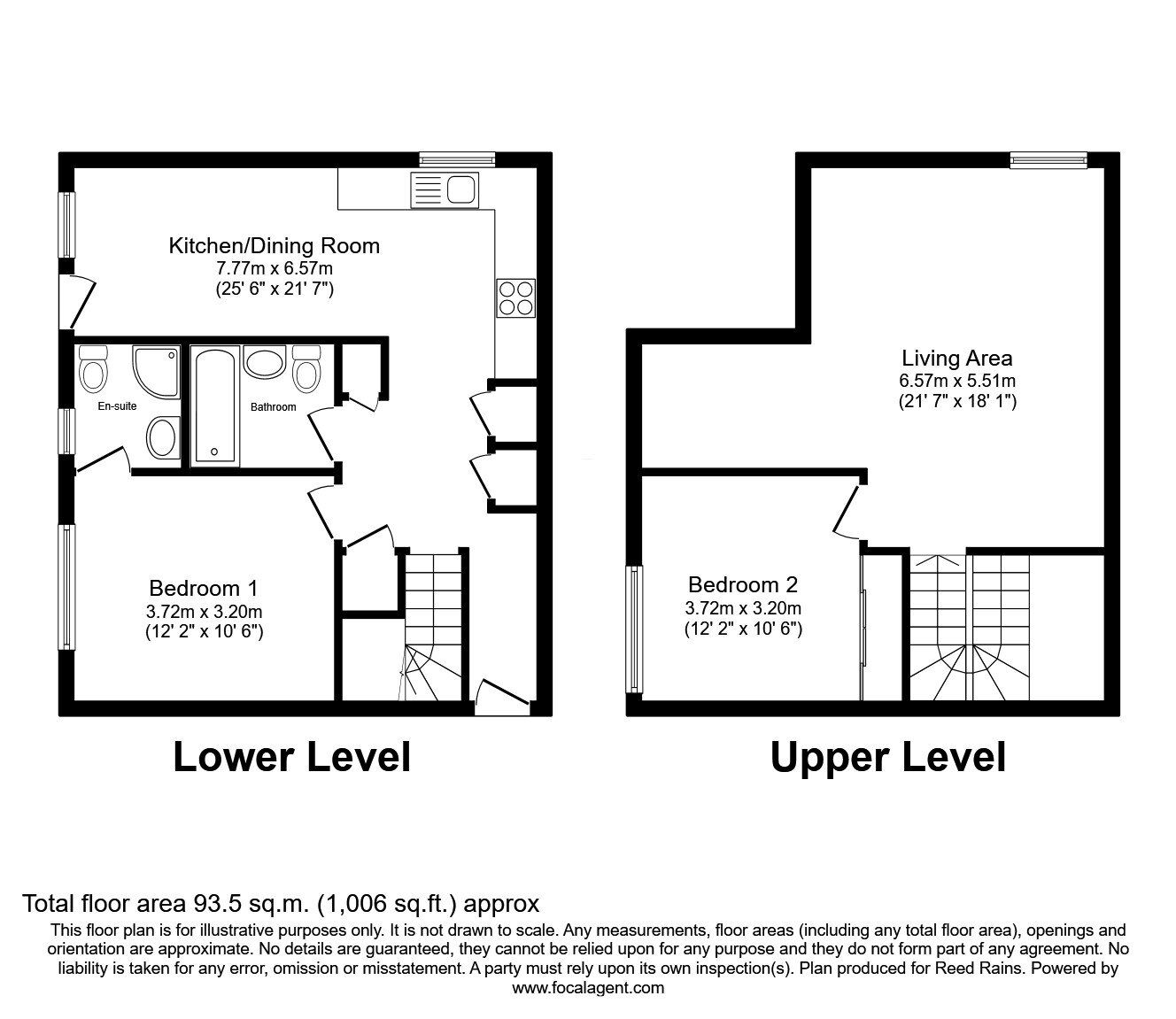Floorplan of 2 bedroom  Flat for sale, Newton Street, Manchester, M1