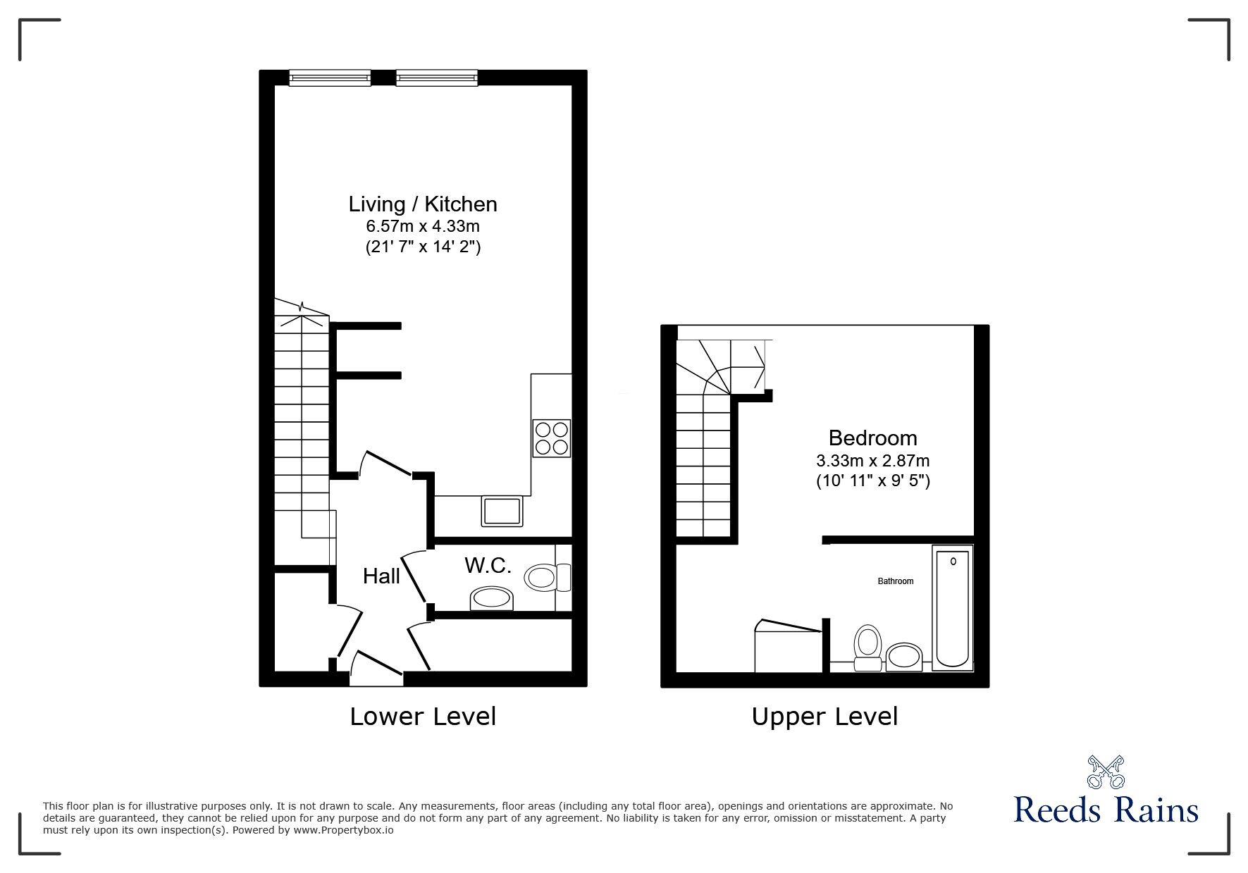 Floorplan of 1 bedroom  Flat for sale, Pollard Street, Manchester, Greater Manchester, M4