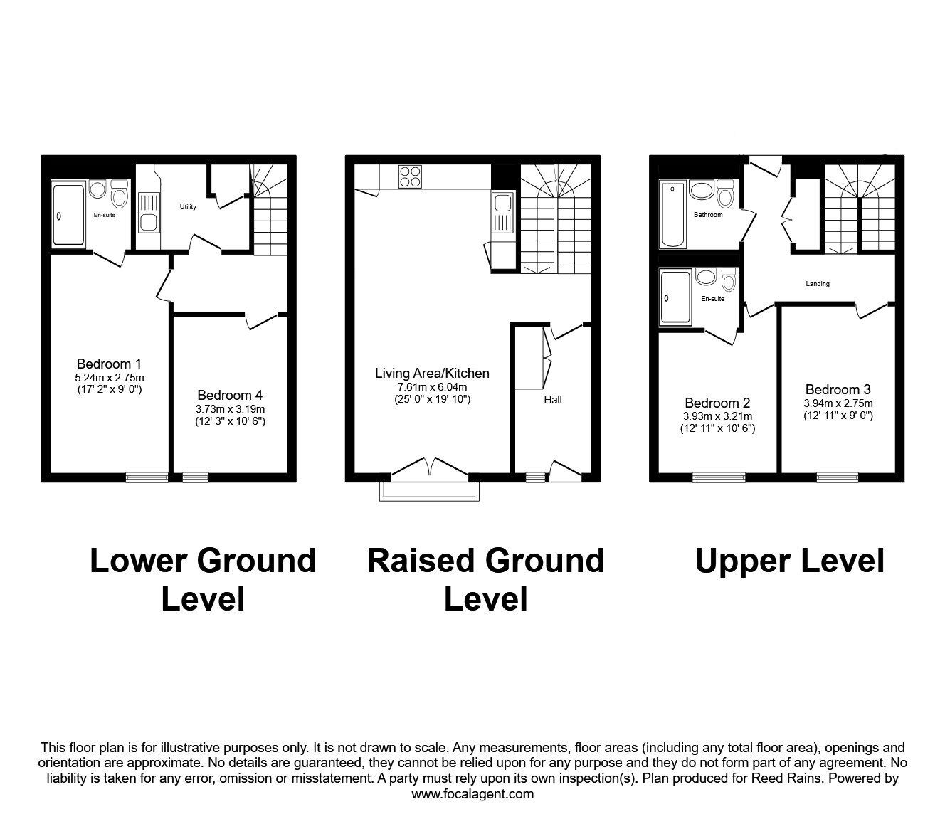 Floorplan of 4 bedroom  Flat for sale, Millbank Street, Manchester, M1