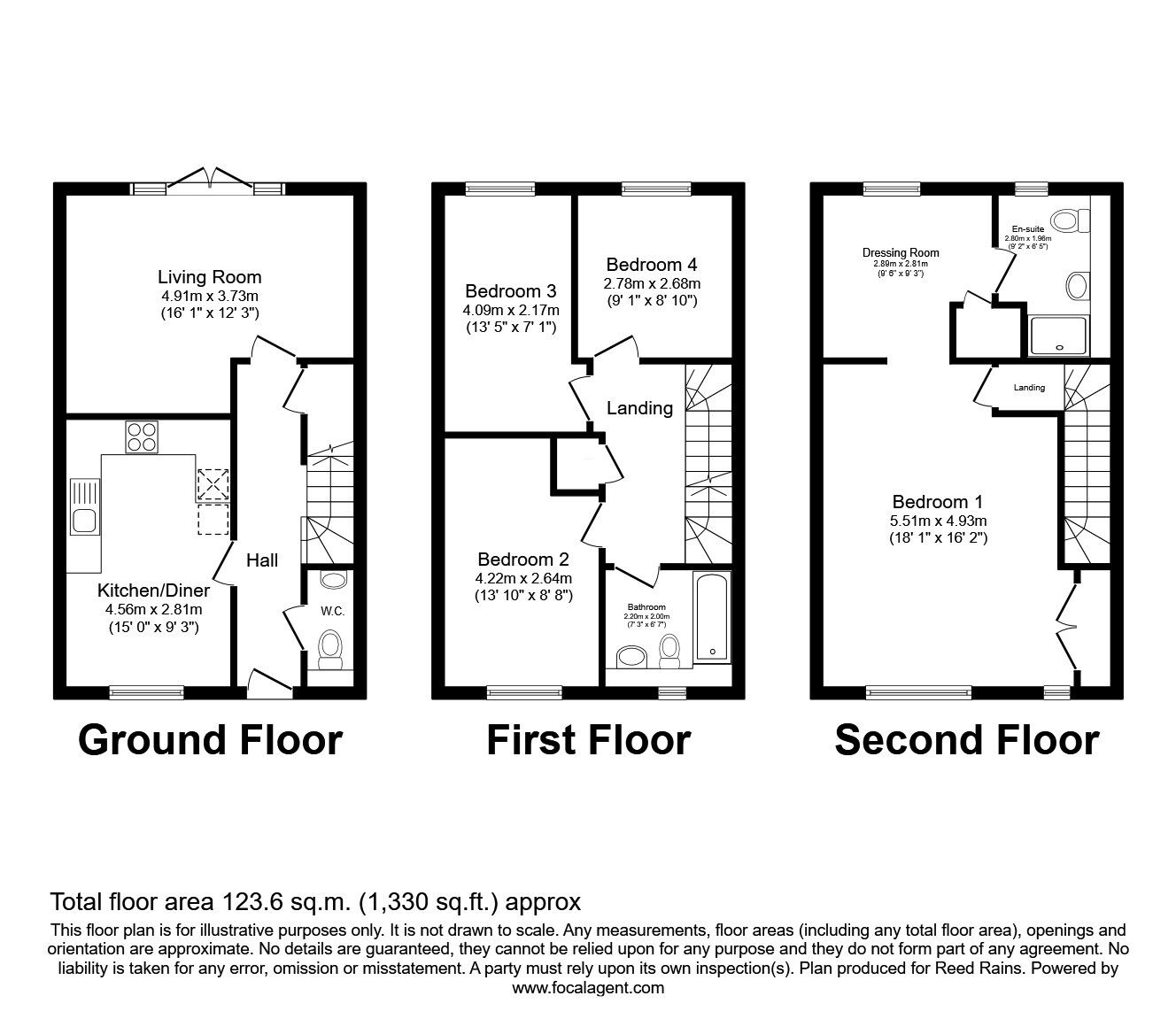Floorplan of 4 bedroom Semi Detached House to rent, Varley Street, Manchester, Greater Manchester, M40