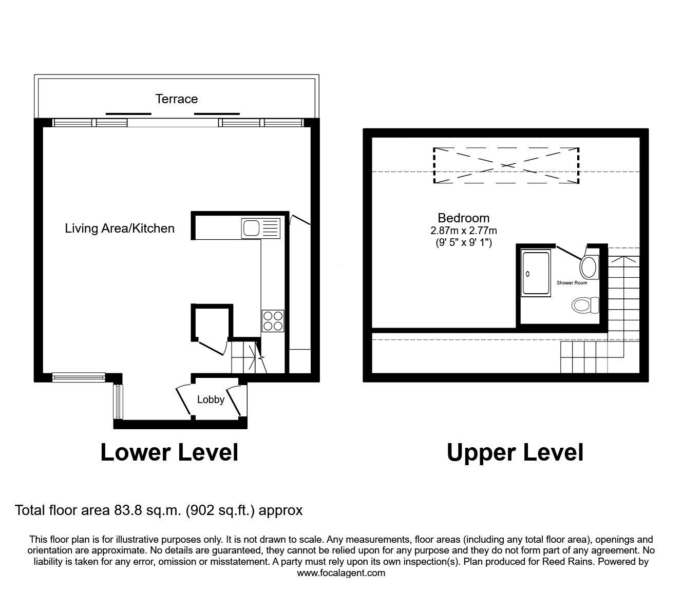 Floorplan of 1 bedroom  Flat for sale, Cross Street, Manchester, M2
