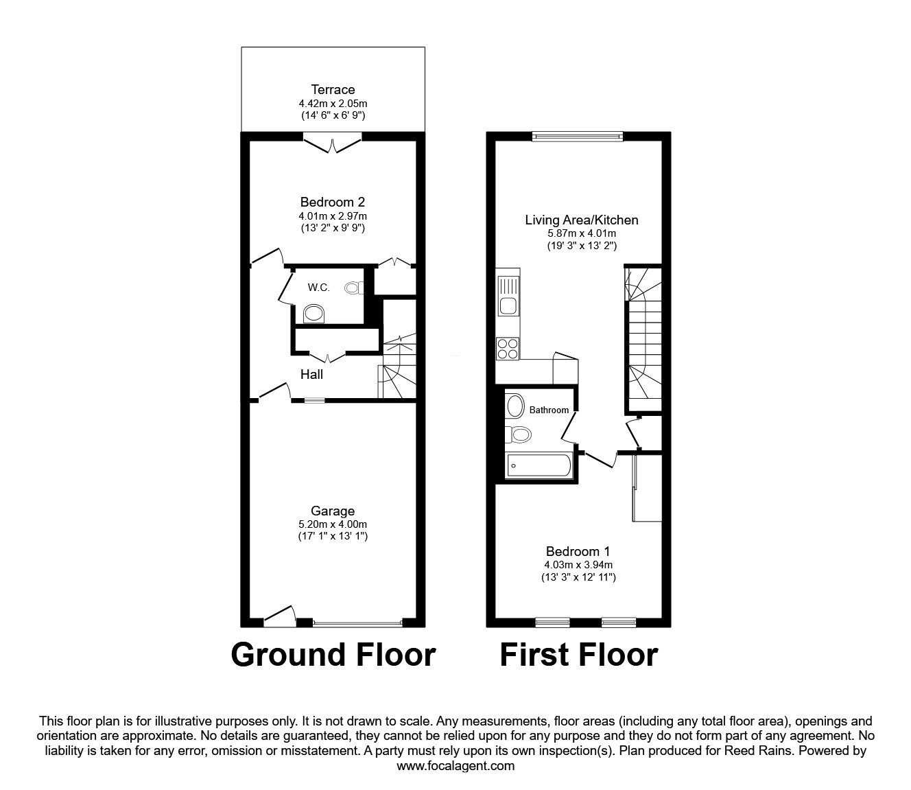 Floorplan of 2 bedroom Flat for sale, Lockgate Mews, Manchester, M4