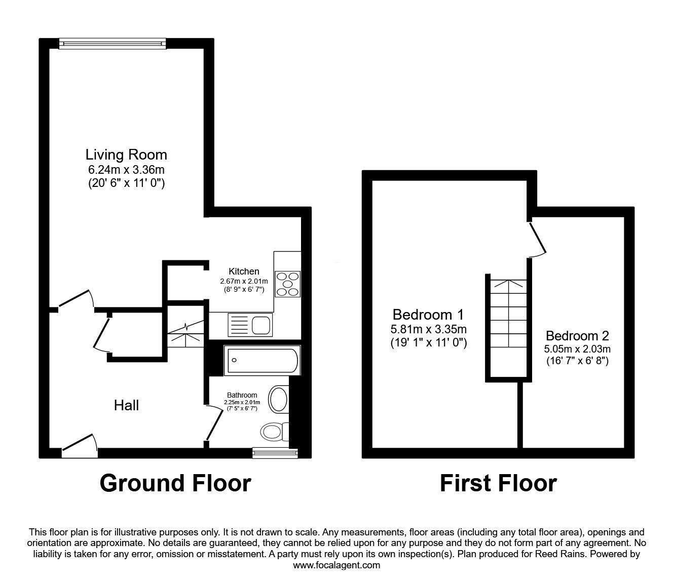 Floorplan of 1 bedroom  Flat to rent, Henry Street, Manchester, Greater Manchester, M4