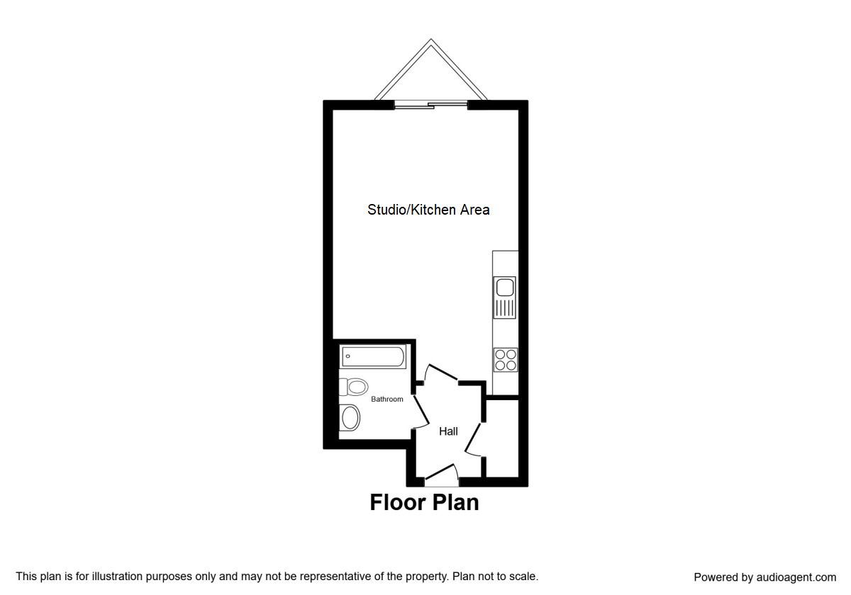 Floorplan of Flat for sale, Pink, Media City UK, Salford, M50