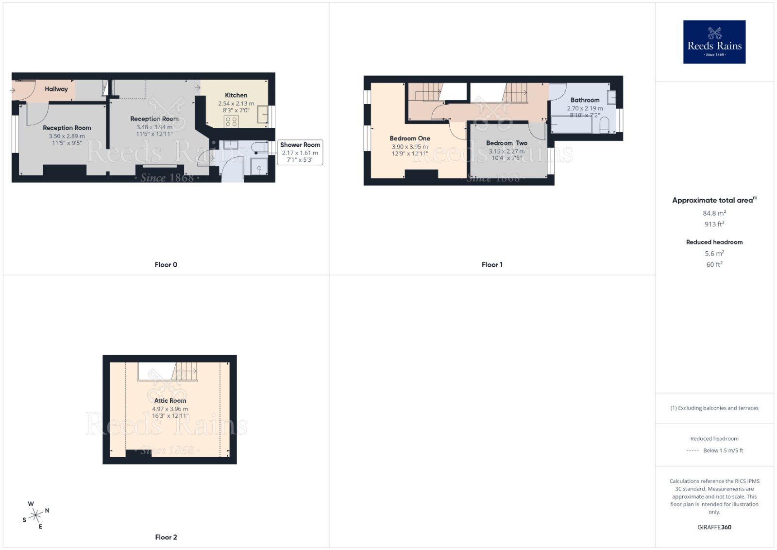Floorplan of 2 bedroom End Terrace House for sale, Broxton Street, Manchester, M40