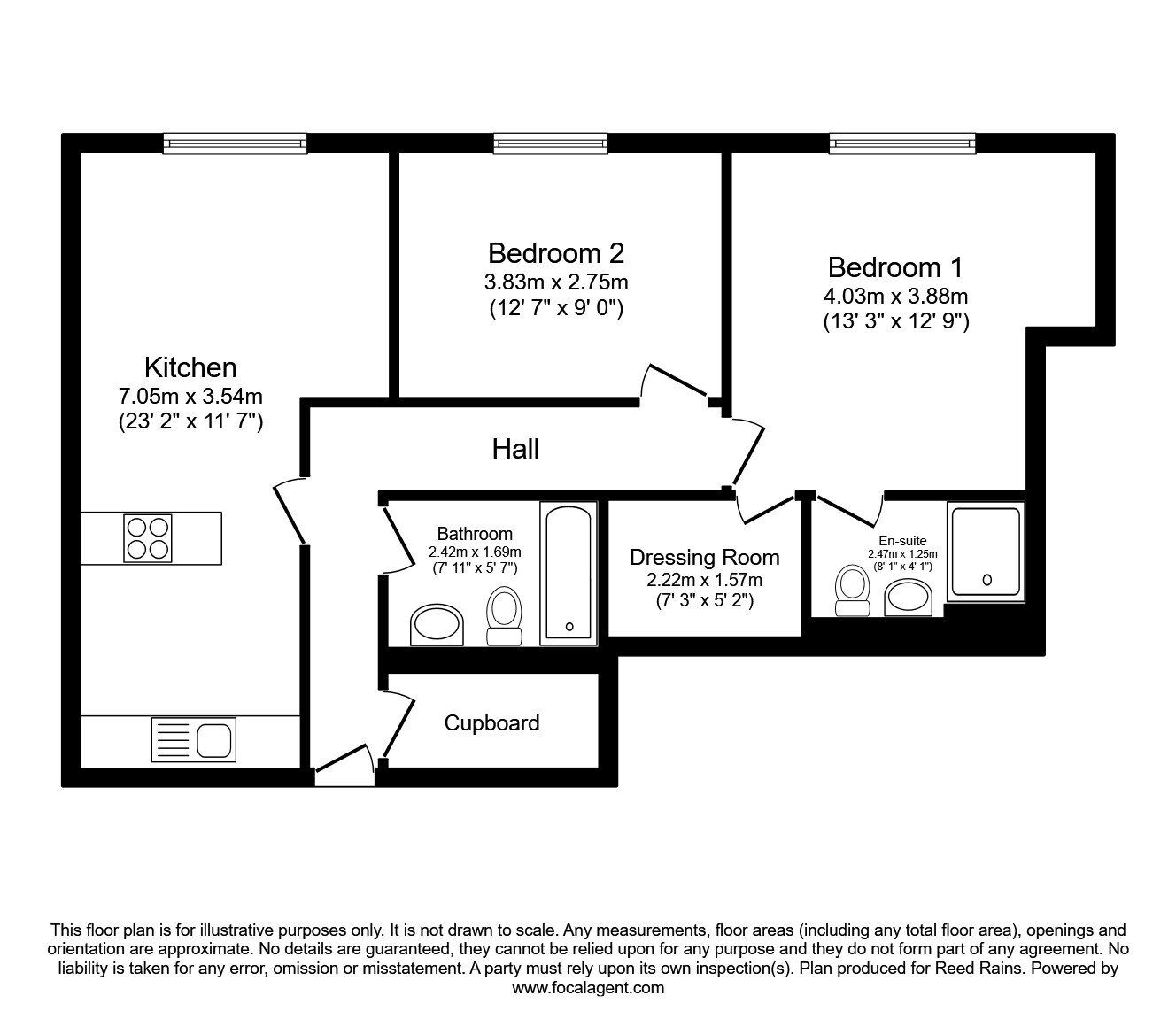 Floorplan of 2 bedroom Flat for sale, Newton Street, Manchester, M1