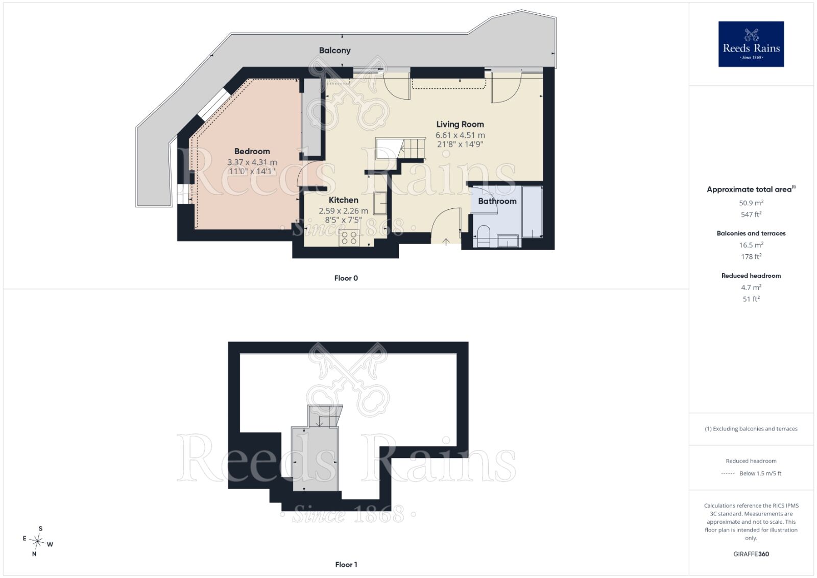 Floorplan of 1 bedroom Flat to rent, Samuel Ogden Street, Manchester, Greater Manchester, M1