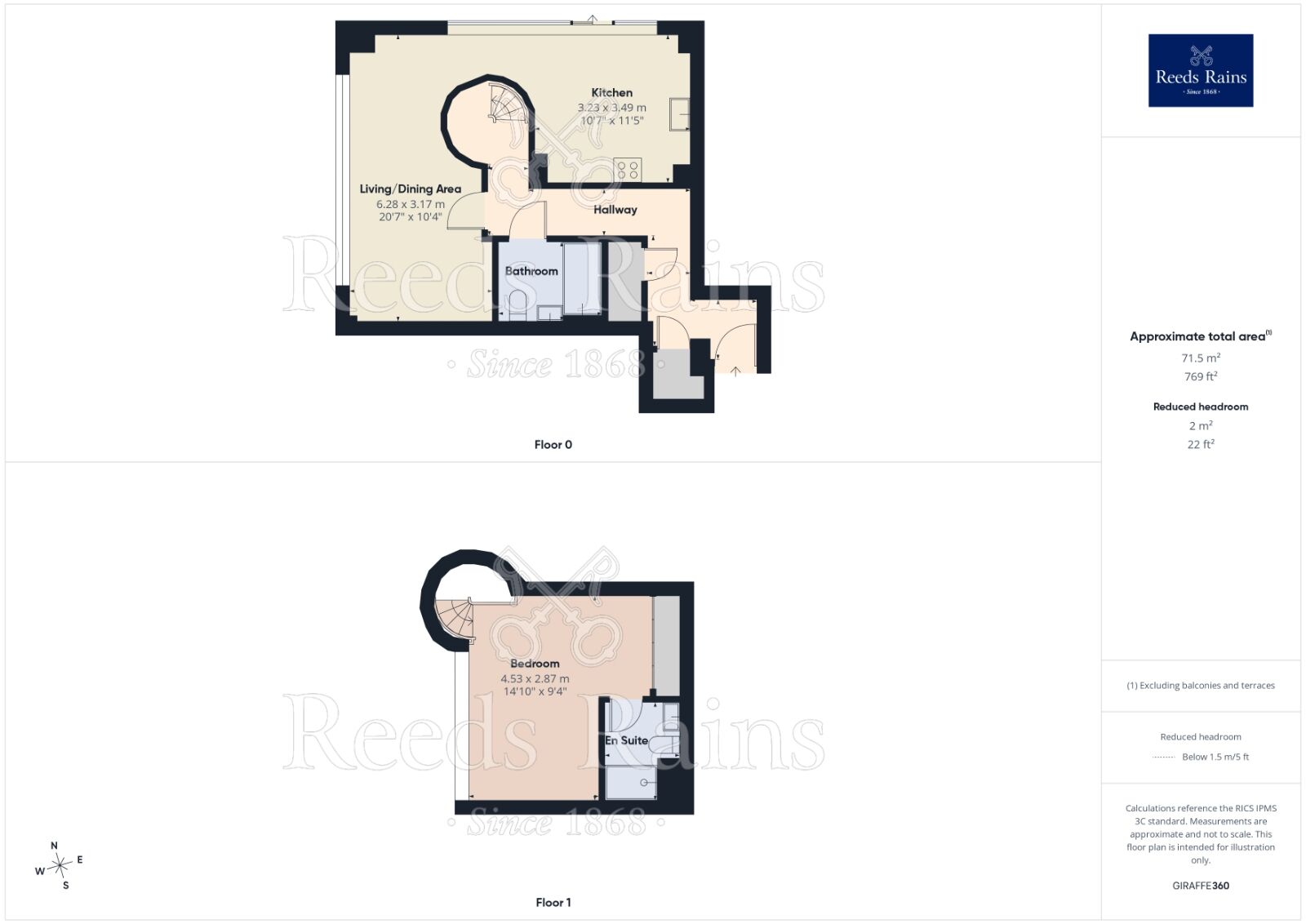 Floorplan of 1 bedroom Flat to rent, Whitworth Street West, Manchester, Greater Manchester, M1