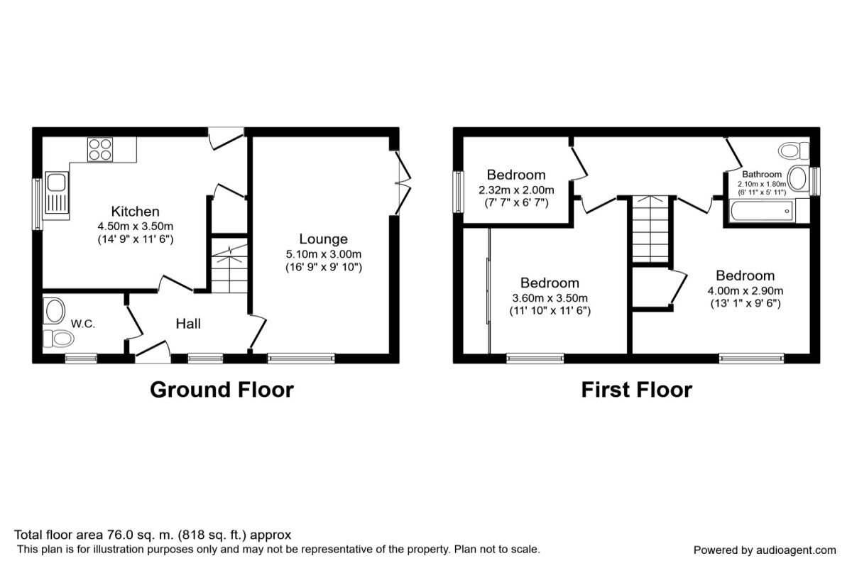 Floorplan of 3 bedroom Detached House for sale, Beastow Road, Manchester, M12