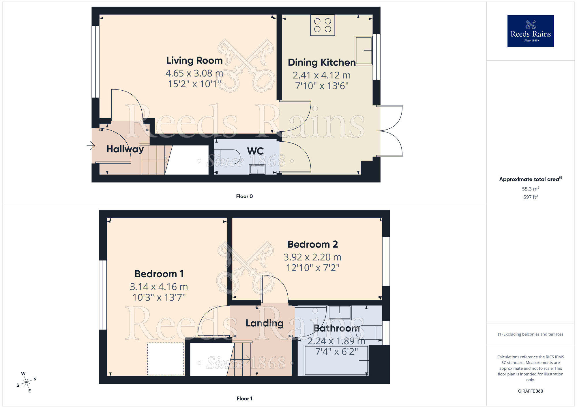 Floorplan of 2 bedroom Semi Detached House for sale, Plymouth Grove, Manchester, Greater Manchester, M13