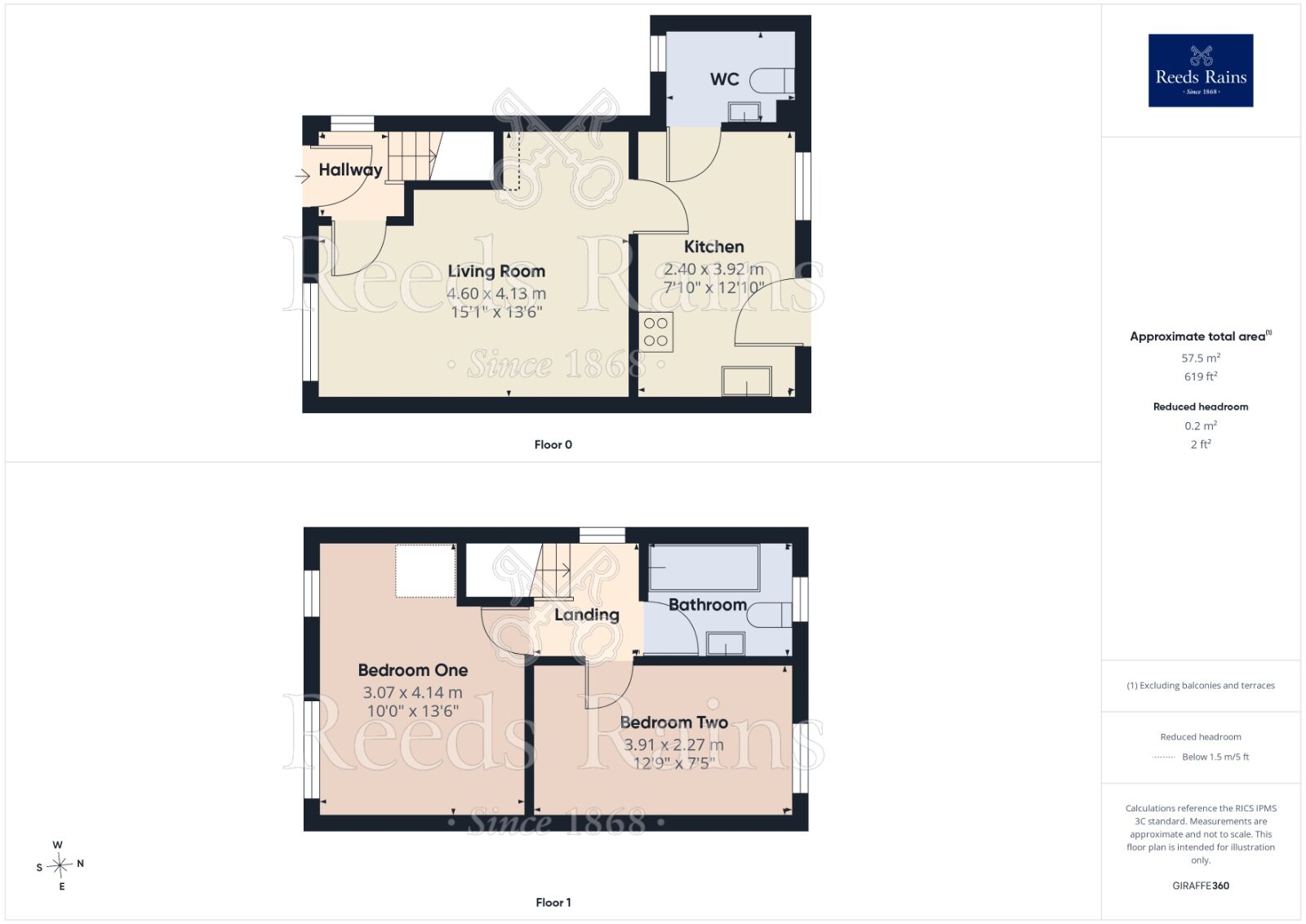 Floorplan of 2 bedroom Semi Detached House to rent, Chassen Close, Manchester, Greater Manchester, M11