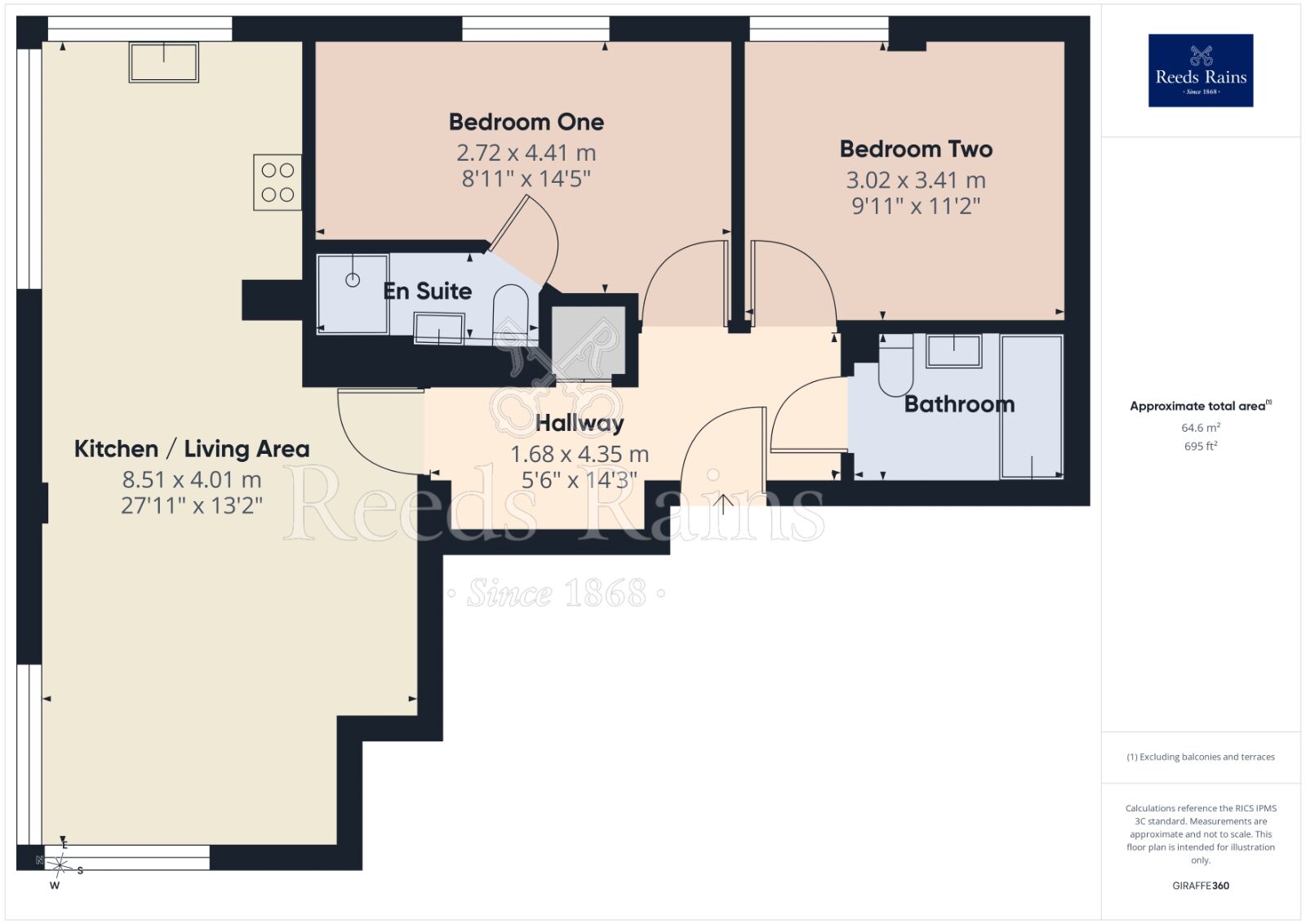 Floorplan of 2 bedroom Flat to rent, Jutland Street, Manchester, Greater Manchester, M1