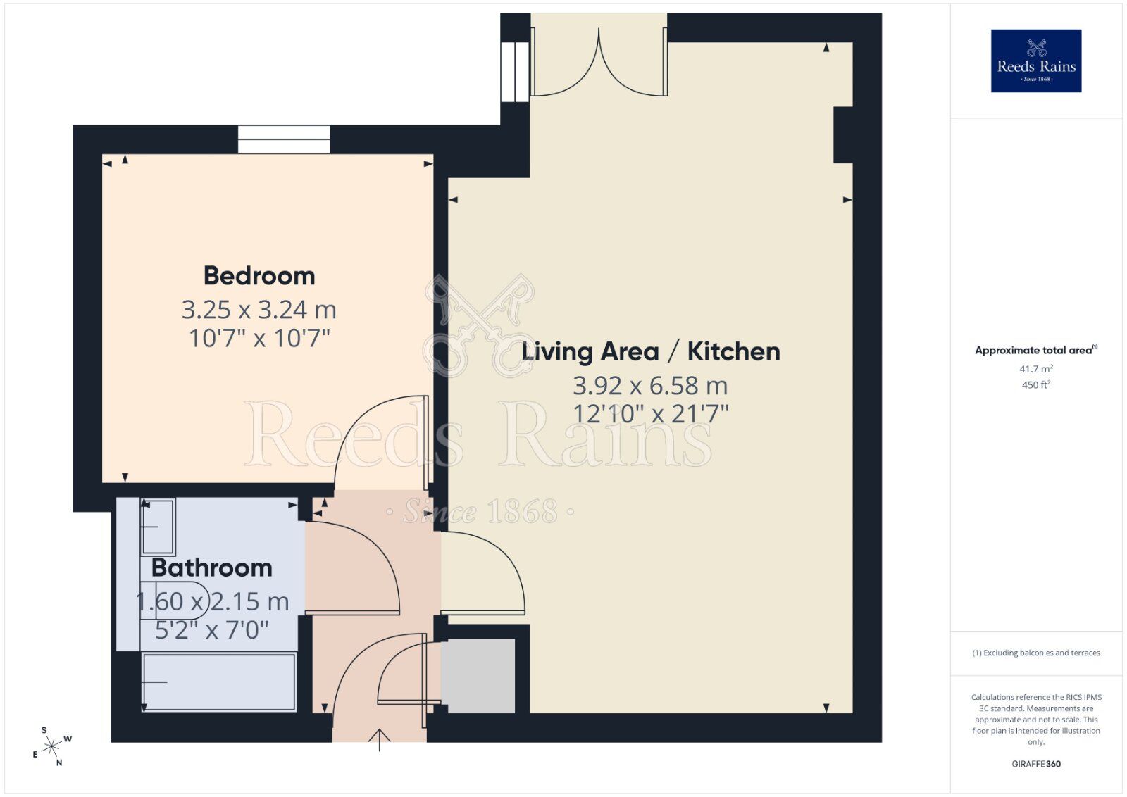 Floorplan of 1 bedroom Flat for sale, High Street, Manchester, M4
