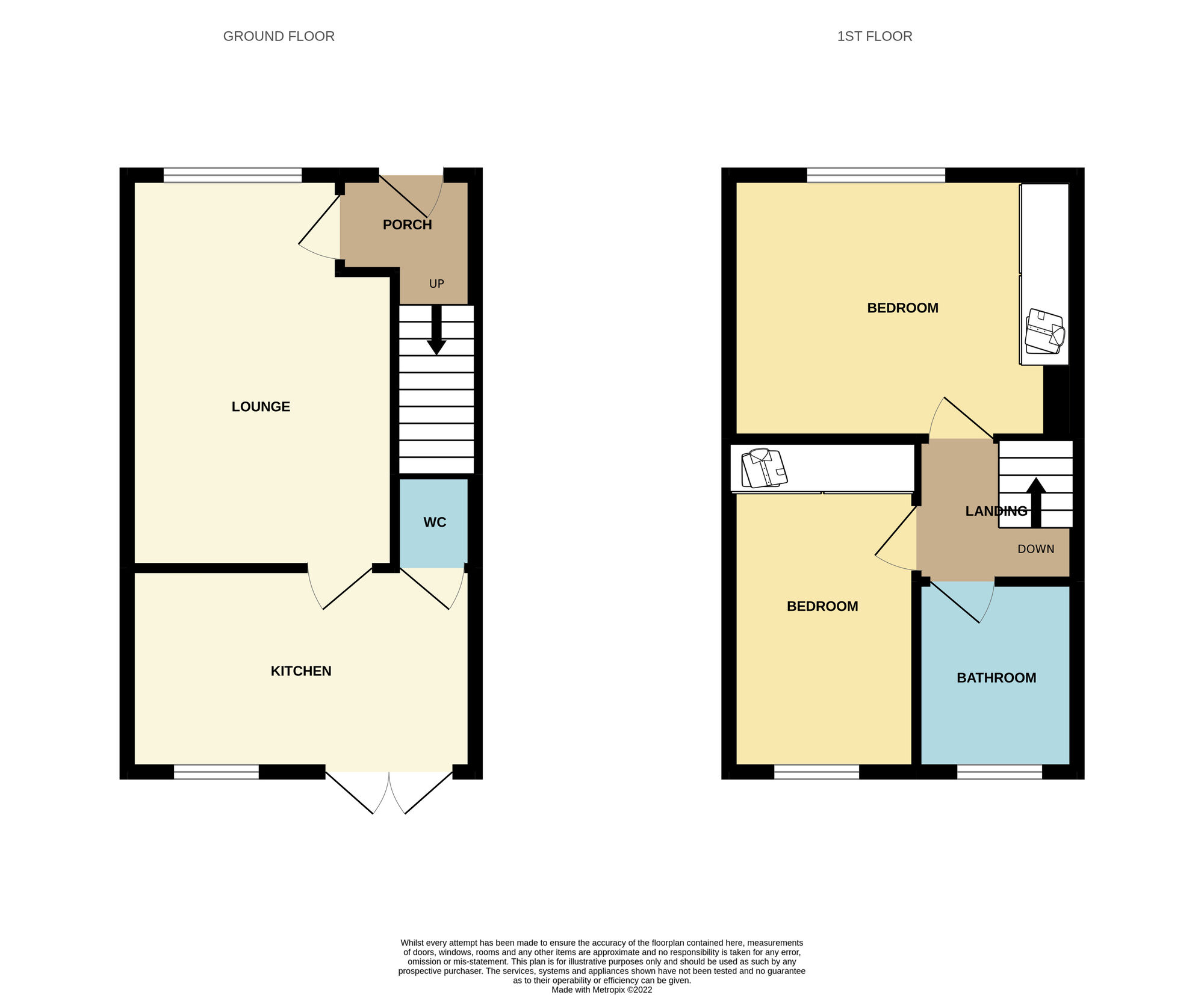 Floorplan of 2 bedroom Semi Detached House to rent, Simon Hunter Way, Middlesbrough, TS4