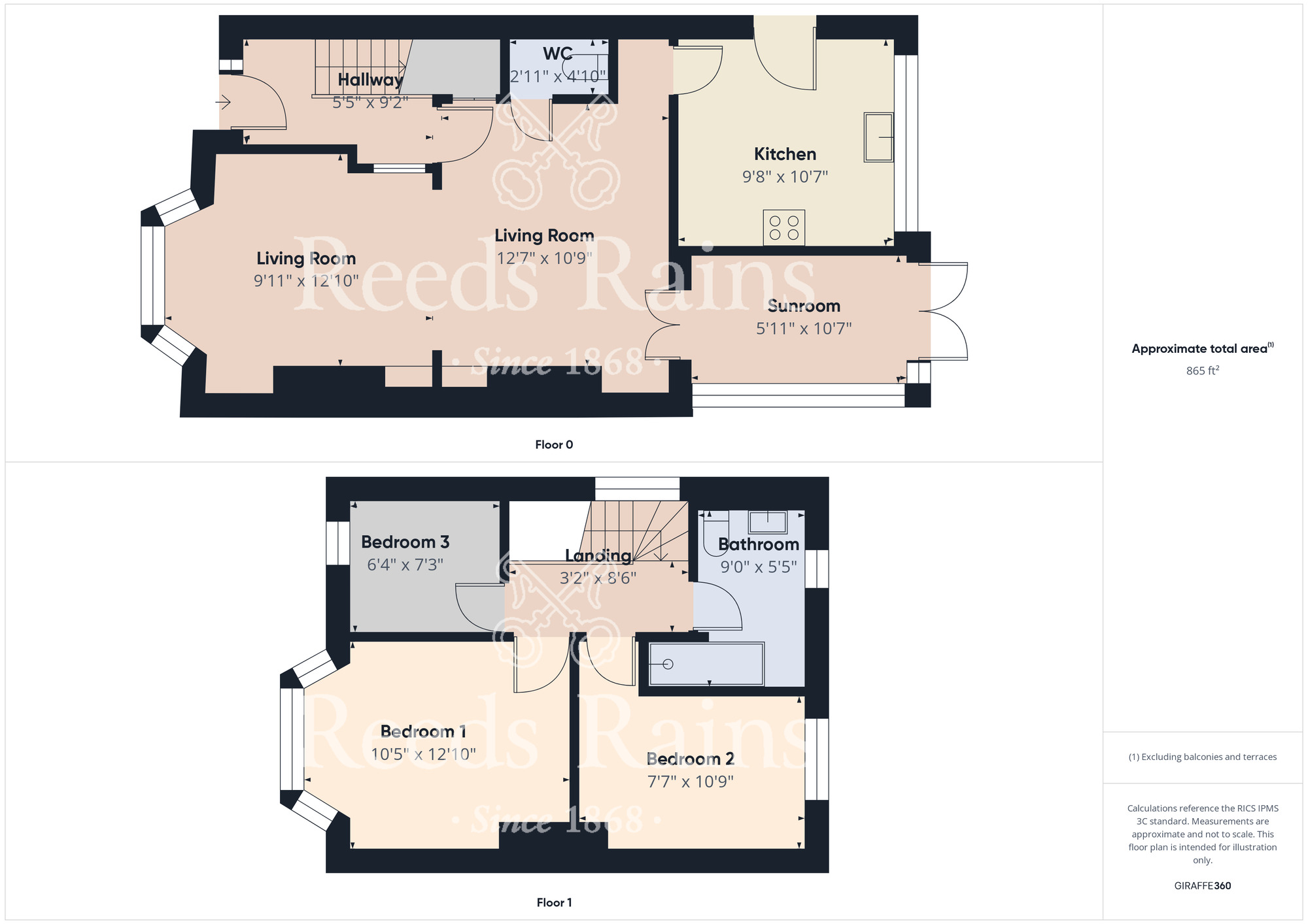 Floorplan of 3 bedroom Semi Detached House for sale, Hardwick Avenue, Middlesbrough, TS5