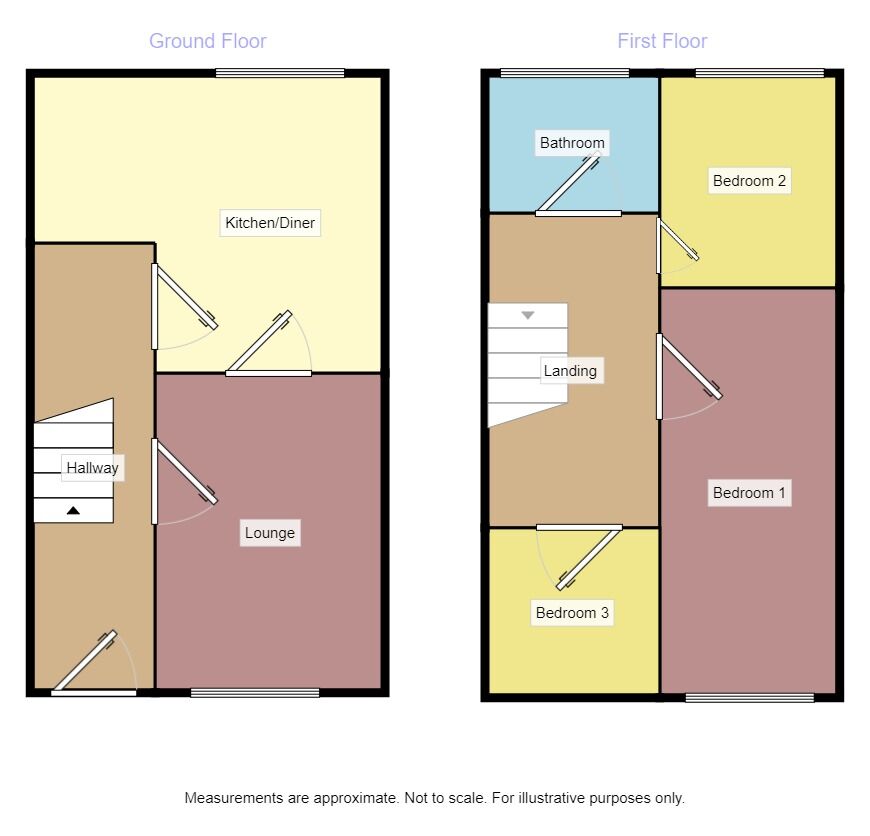 Floorplan of 3 bedroom Mid Terrace House for sale, King Street, South Bank, Middlesbrough, TS6