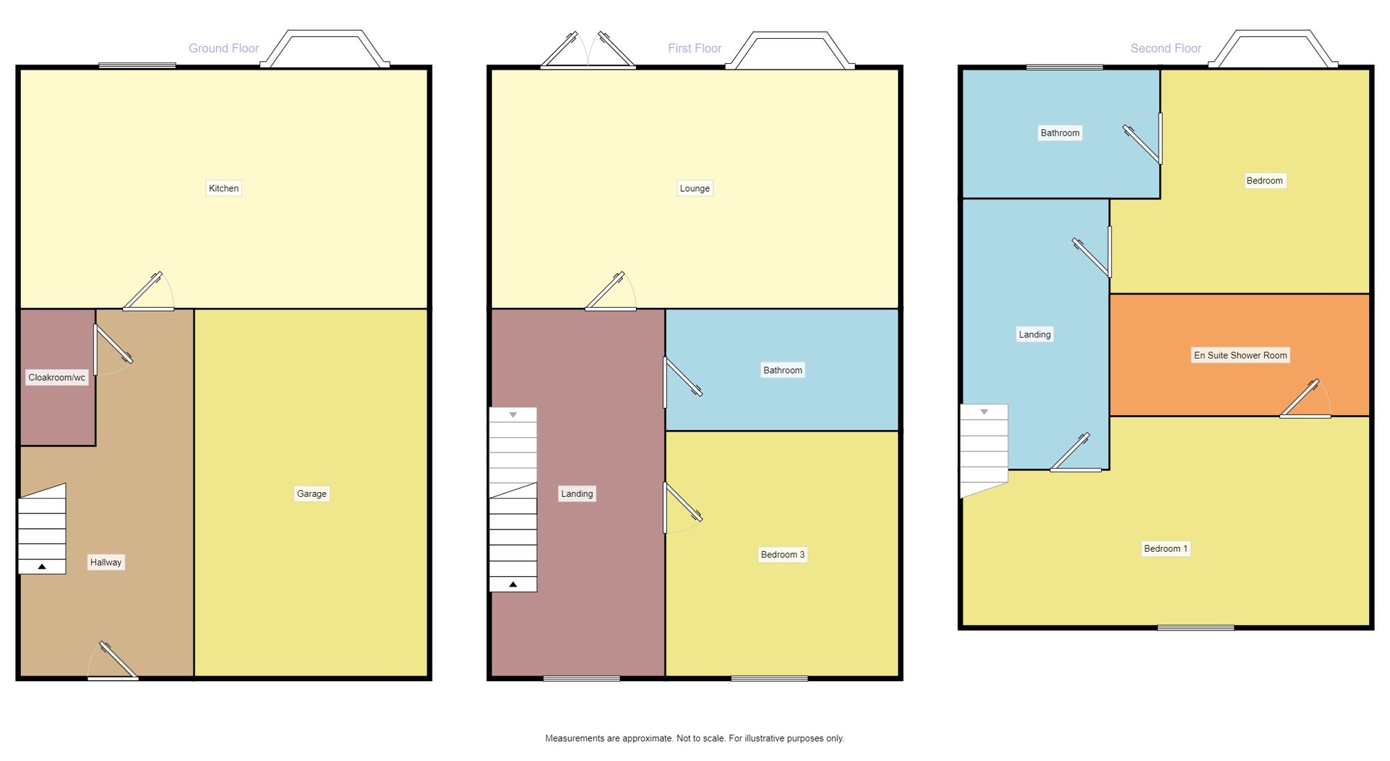 Floorplan of 3 bedroom Semi Detached House for sale, Cherryfield Drive, Linthorpe, Middlesbrough, TS5