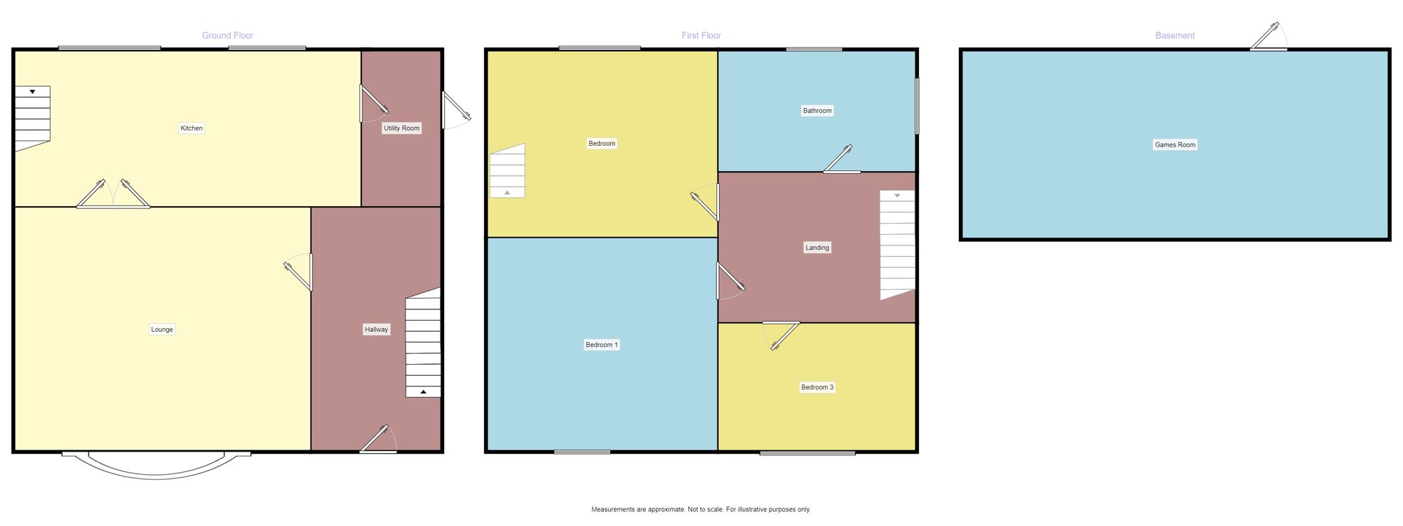 Floorplan of 3 bedroom Semi Detached House for sale, Farmbank Road, Ormesby, Middlesbrough, TS7
