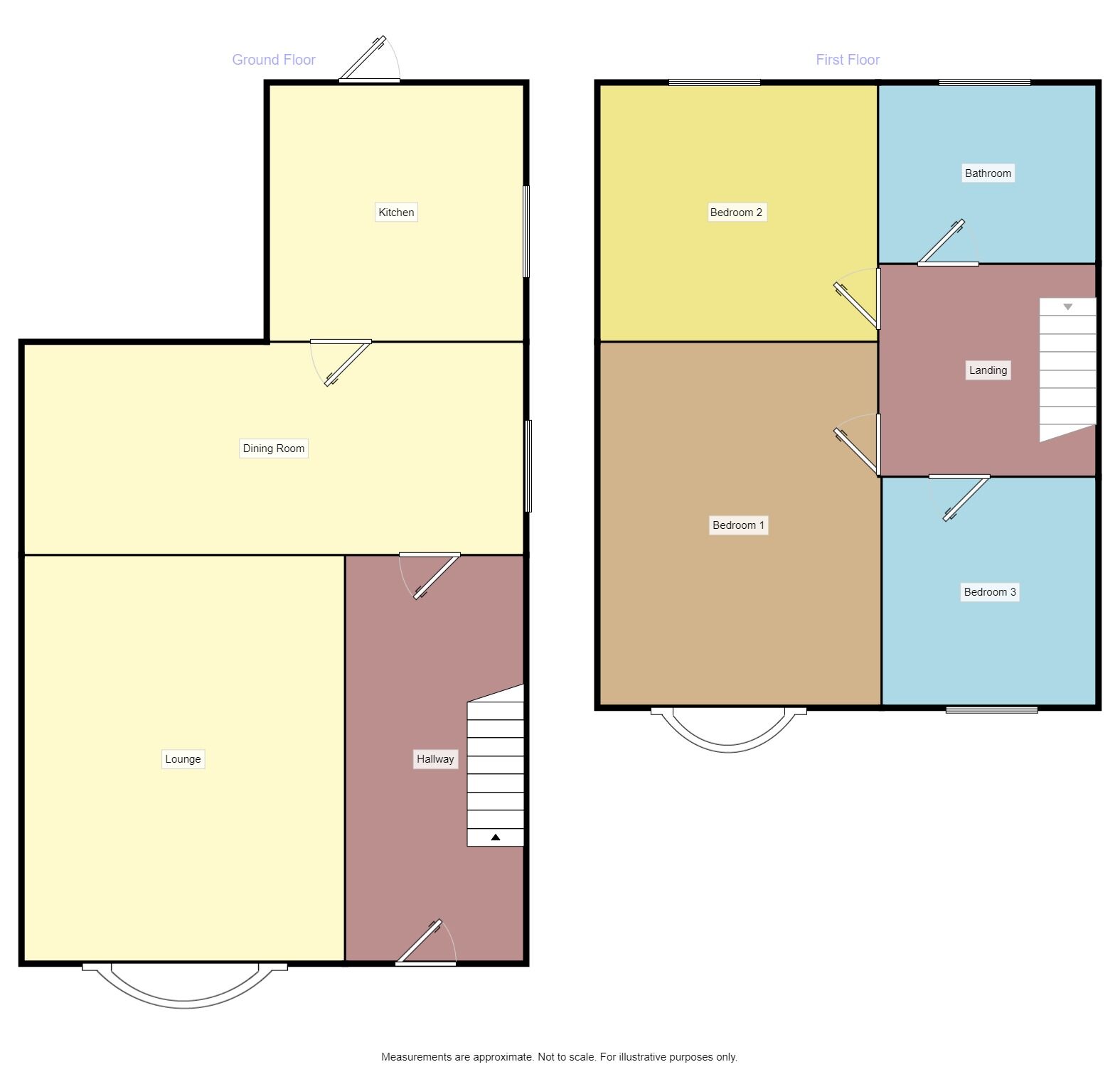 Floorplan of 3 bedroom End Terrace House for sale, Harrow Road,, Linthorpe, Middlesbrough, TS5