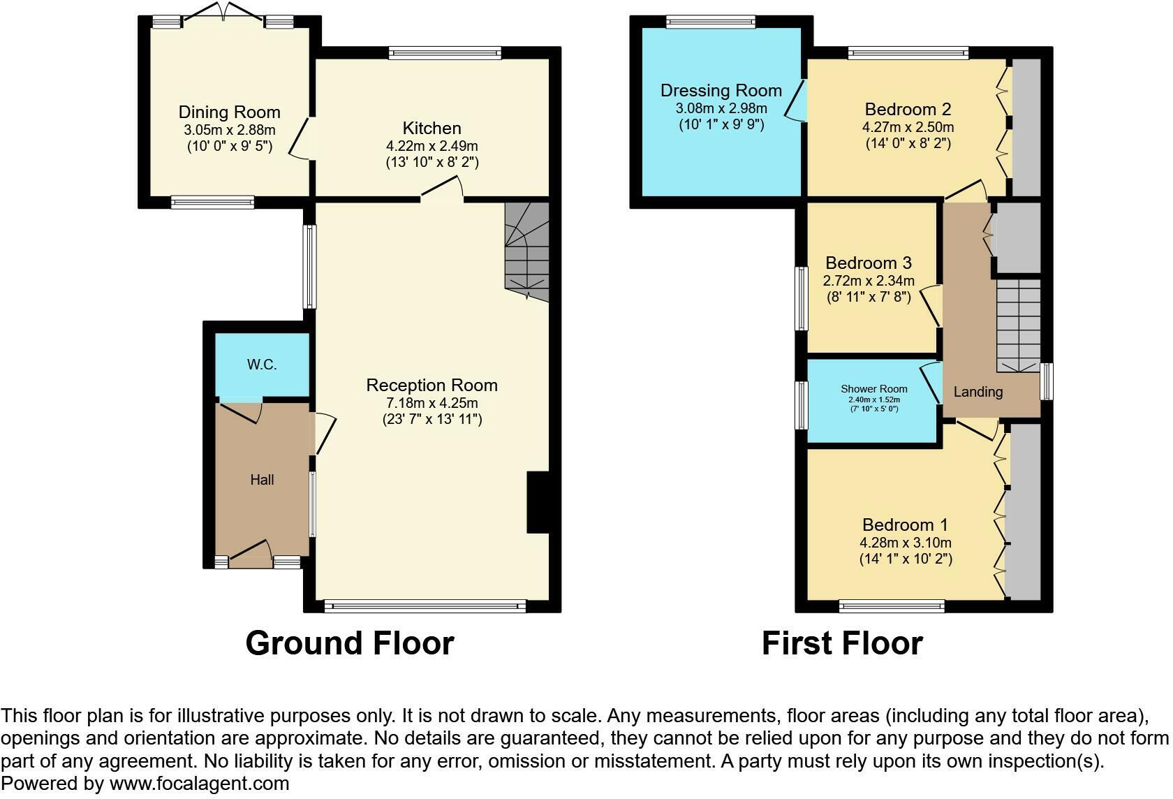 Floorplan of 3 bedroom Link Detached House for sale, Newfield Crescent, Acklam, Middlesbrough, TS5