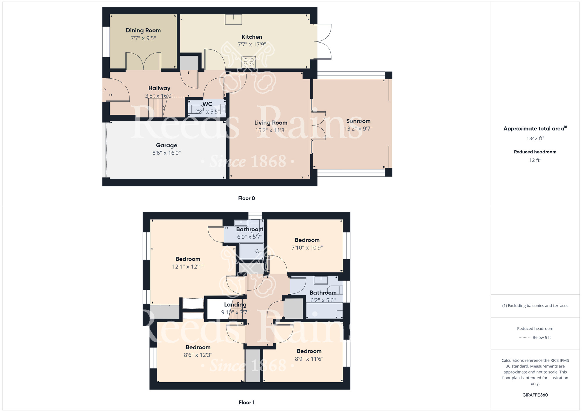 Floorplan of 4 bedroom Detached House for sale, Rosthwaite Drive, Skelton-in-Cleveland, Saltburn-by-the-Sea, TS12