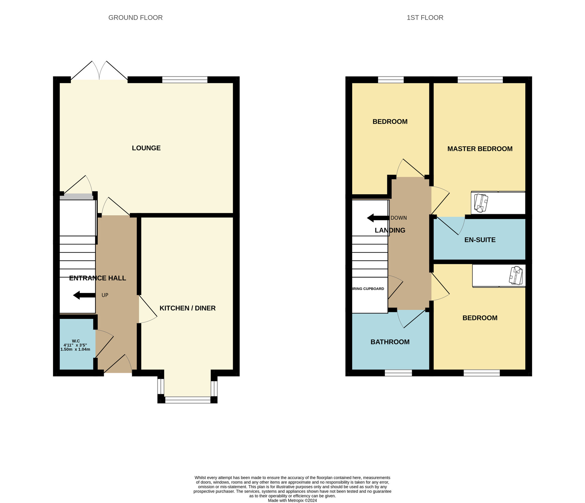 Floorplan of 3 bedroom Semi Detached House for sale, Jocelyn Way, Acklam, Middlesbrough, TS5