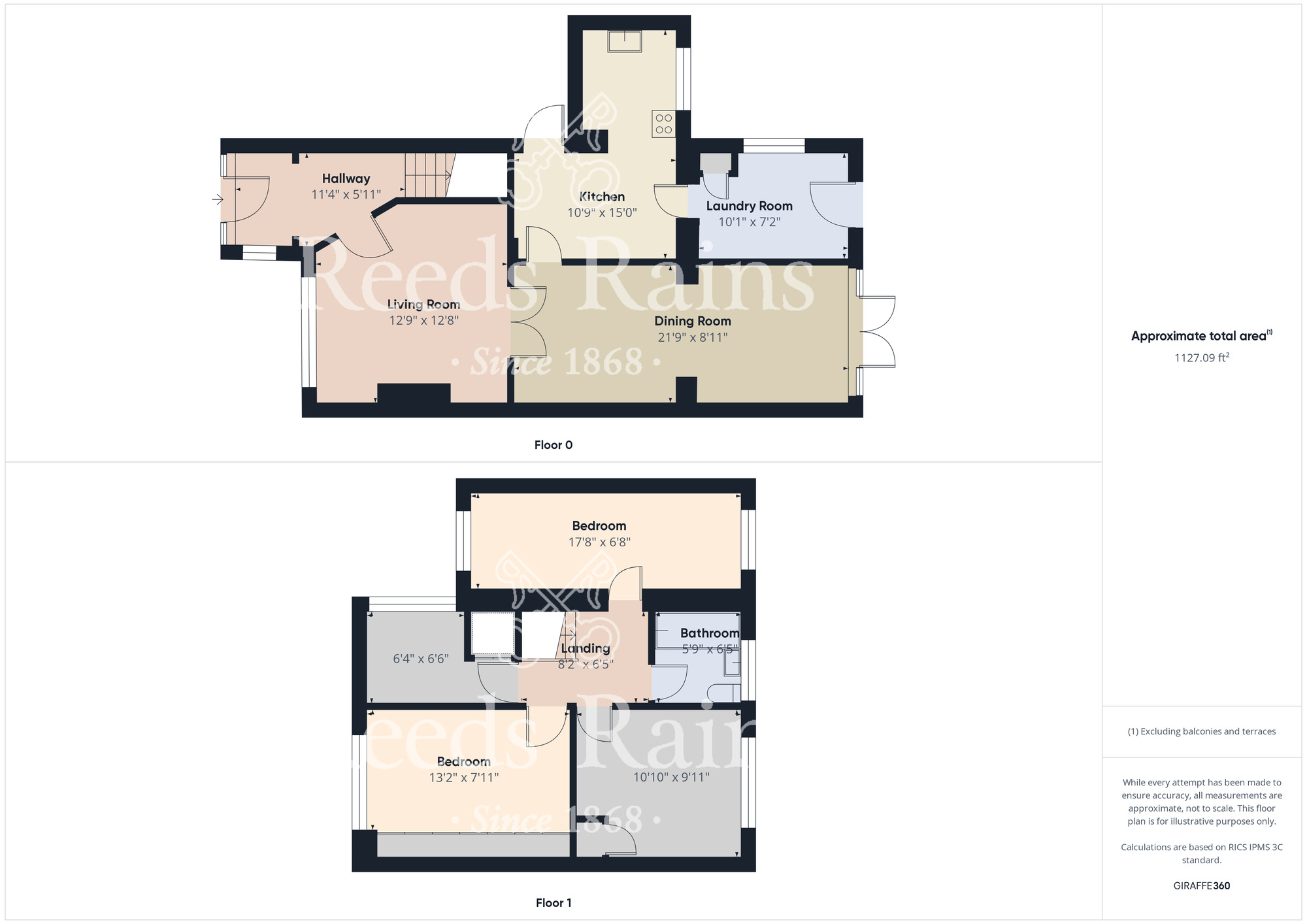 Floorplan of 4 bedroom Semi Detached House for sale, Hesleden Avenue, Middlesbrough, North Yorkshire, TS5