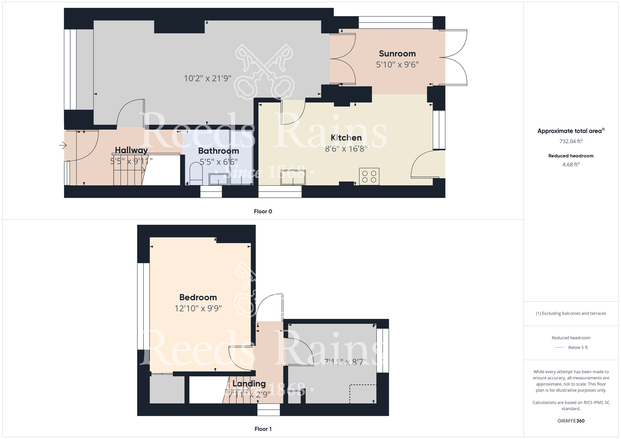 Floorplan of 3 bedroom Semi Detached House for sale, Hesleden Avenue, Middlesbrough, North Yorkshire, TS5