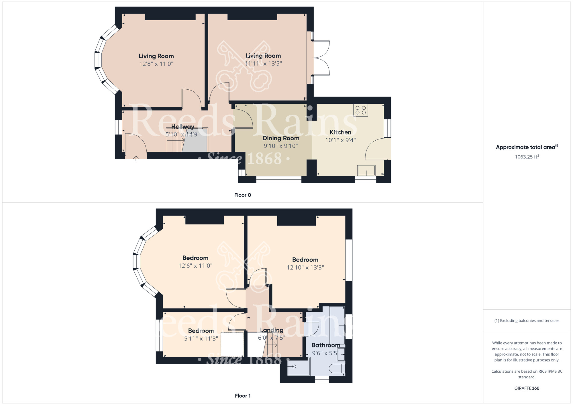 Floorplan of 3 bedroom Semi Detached House for sale, St. Margaret's Grove, Middlesbrough, North Yorkshire, TS5