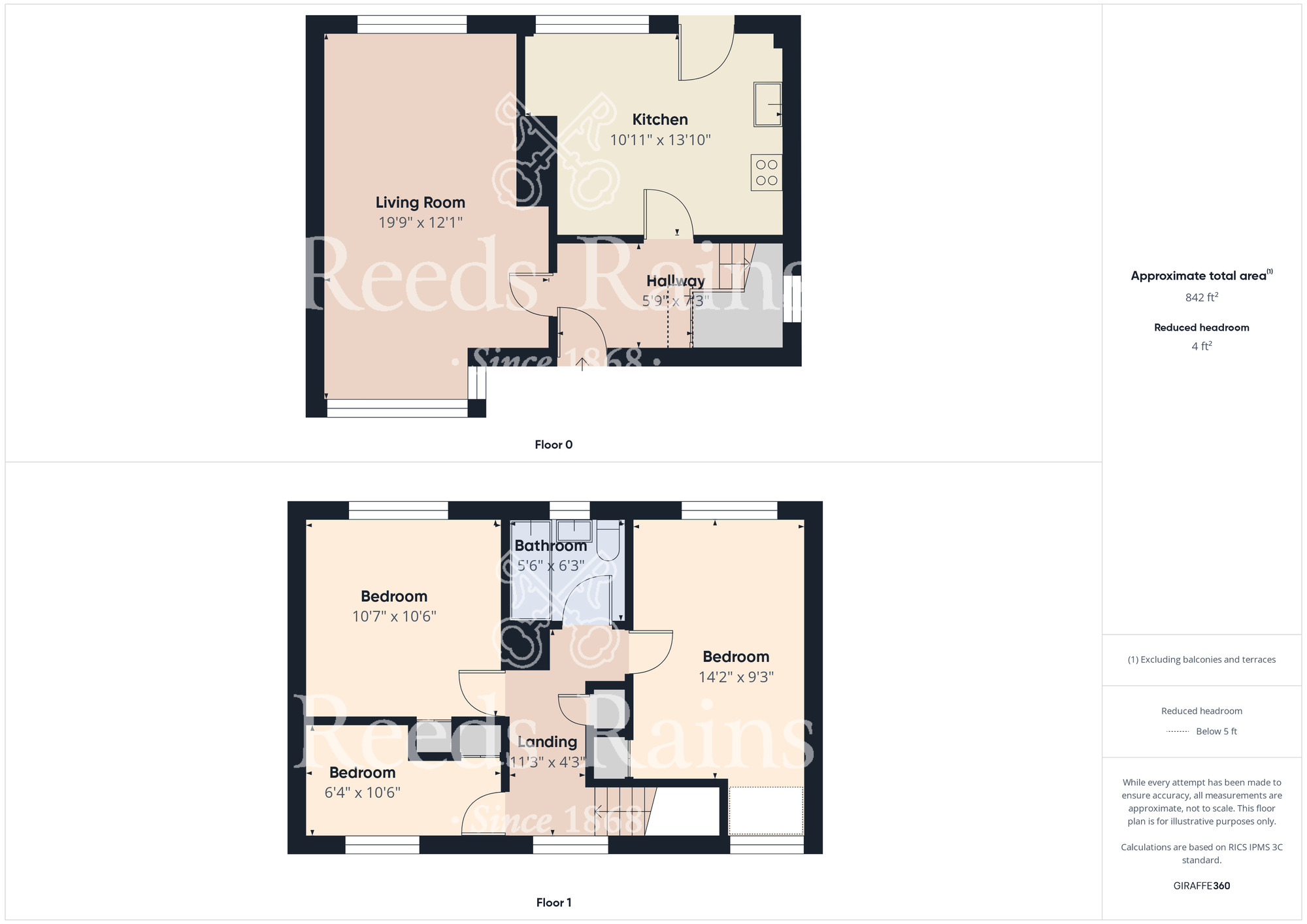 Floorplan of 3 bedroom Mid Terrace House for sale, Bransdale Road, Middlesbrough, North Yorkshire, TS3