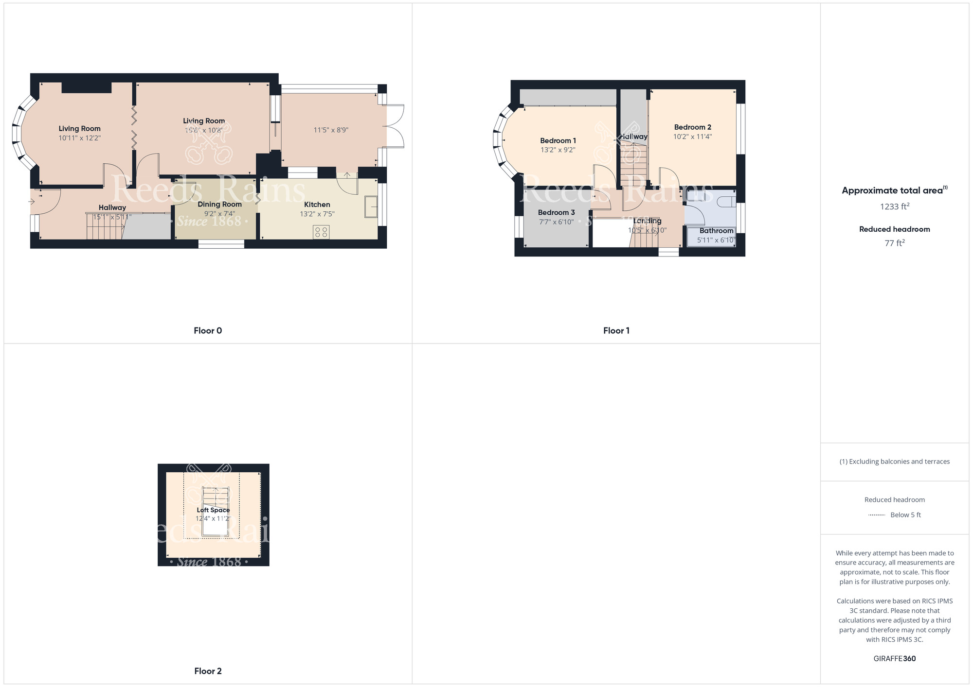 Floorplan of 3 bedroom Semi Detached House for sale, Lansdowne Road, Middlesbrough, North Yorkshire, TS4