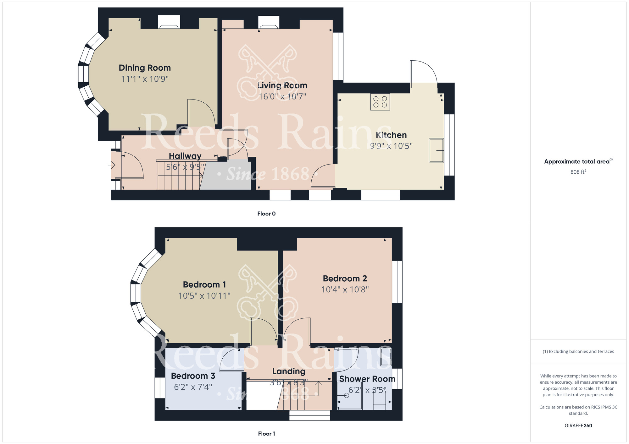 Floorplan of 3 bedroom Semi Detached House for sale, Derwentwater Avenue, Middlesbrough, North Yorkshire, TS5