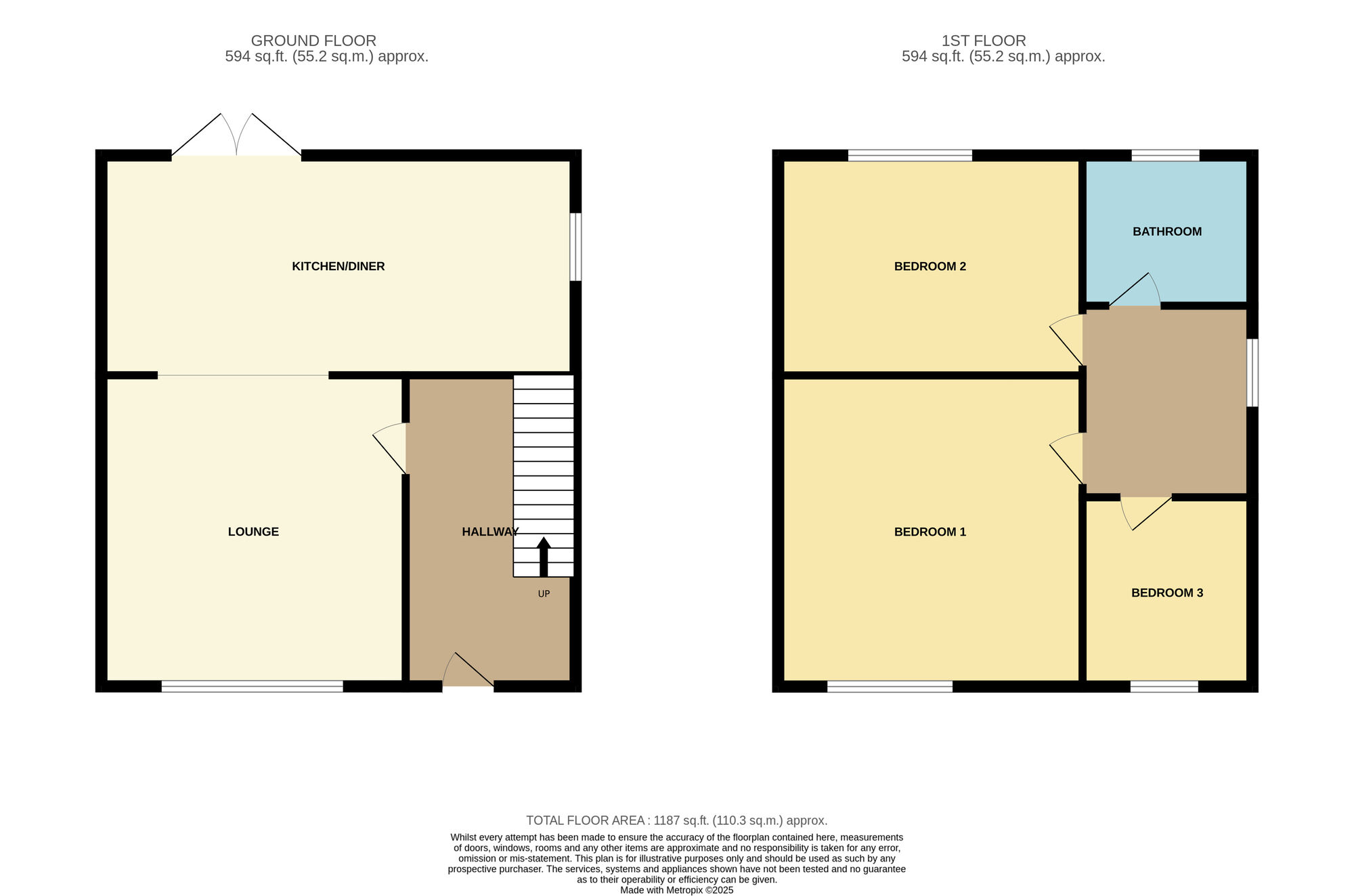 Floorplan of 3 bedroom Semi Detached House for sale, Newfield Crescent, North Yorkshire, TS5