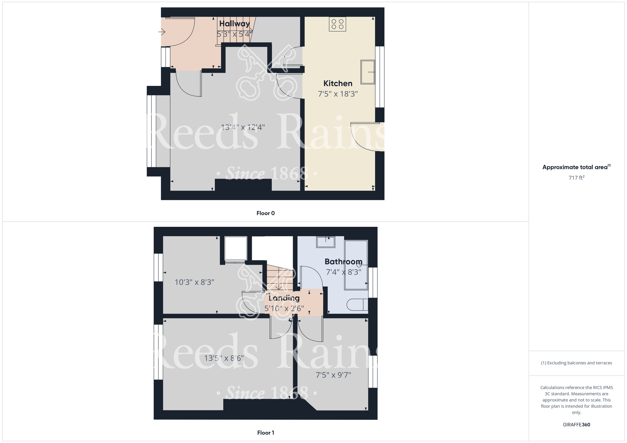 Floorplan of 3 bedroom End Terrace House for sale, Greenland Avenue, Middlesbrough, North Yorkshire, TS5