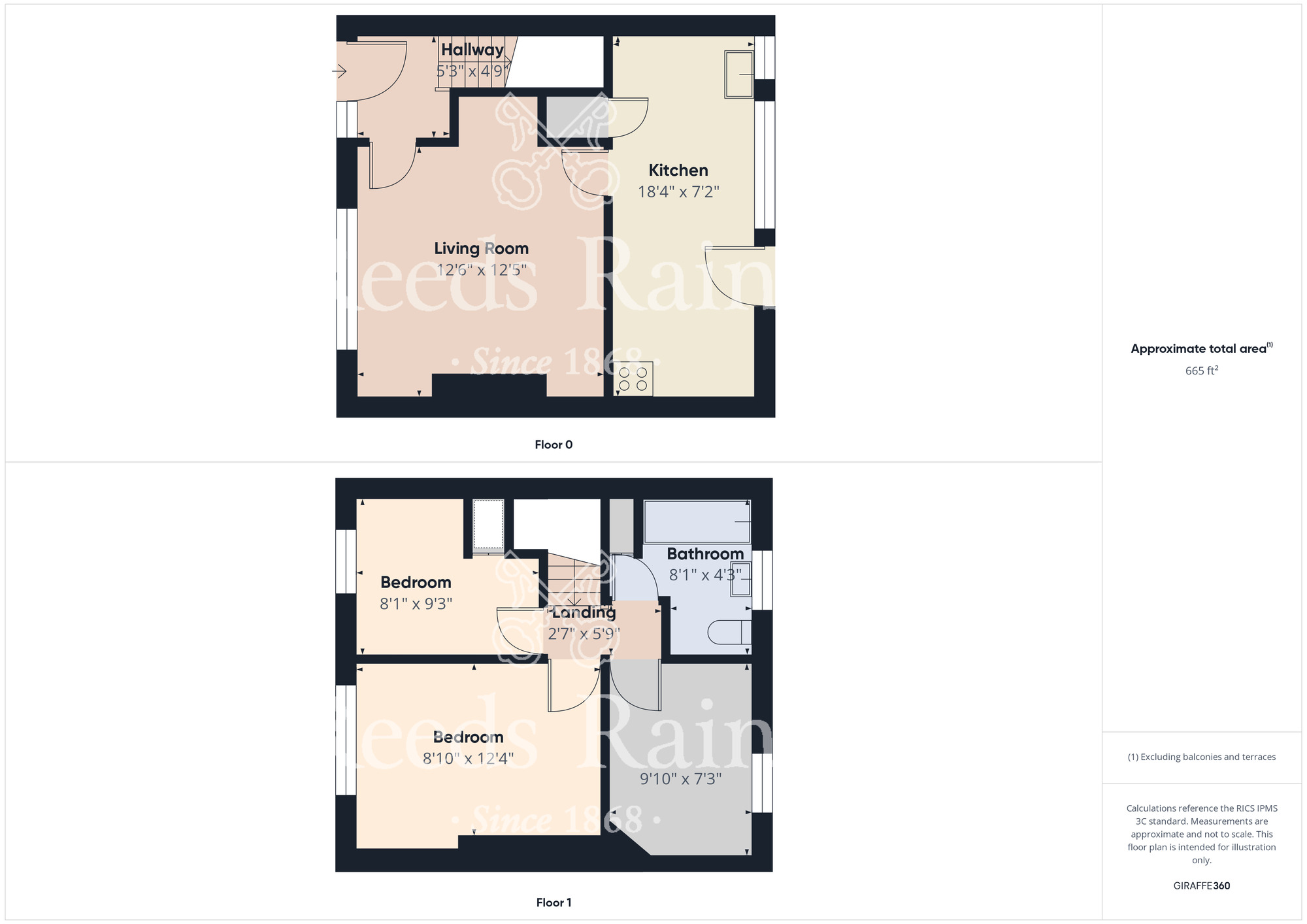 Floorplan of 3 bedroom End Terrace House for sale, Acklam Road, Middlesbrough, North Yorkshire, TS5