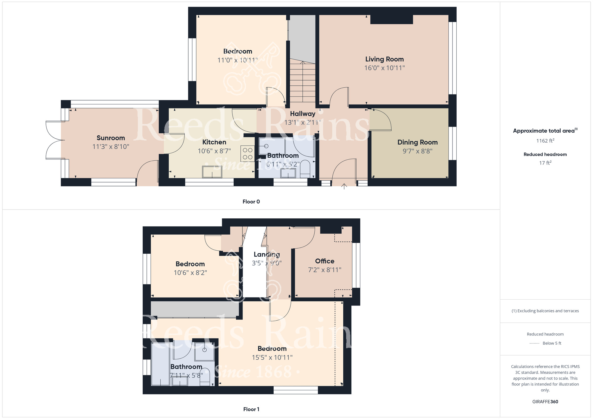 Floorplan of 4 bedroom Semi Detached Bungalow for sale, Winston Drive, Middlesbrough, North Yorkshire, TS6