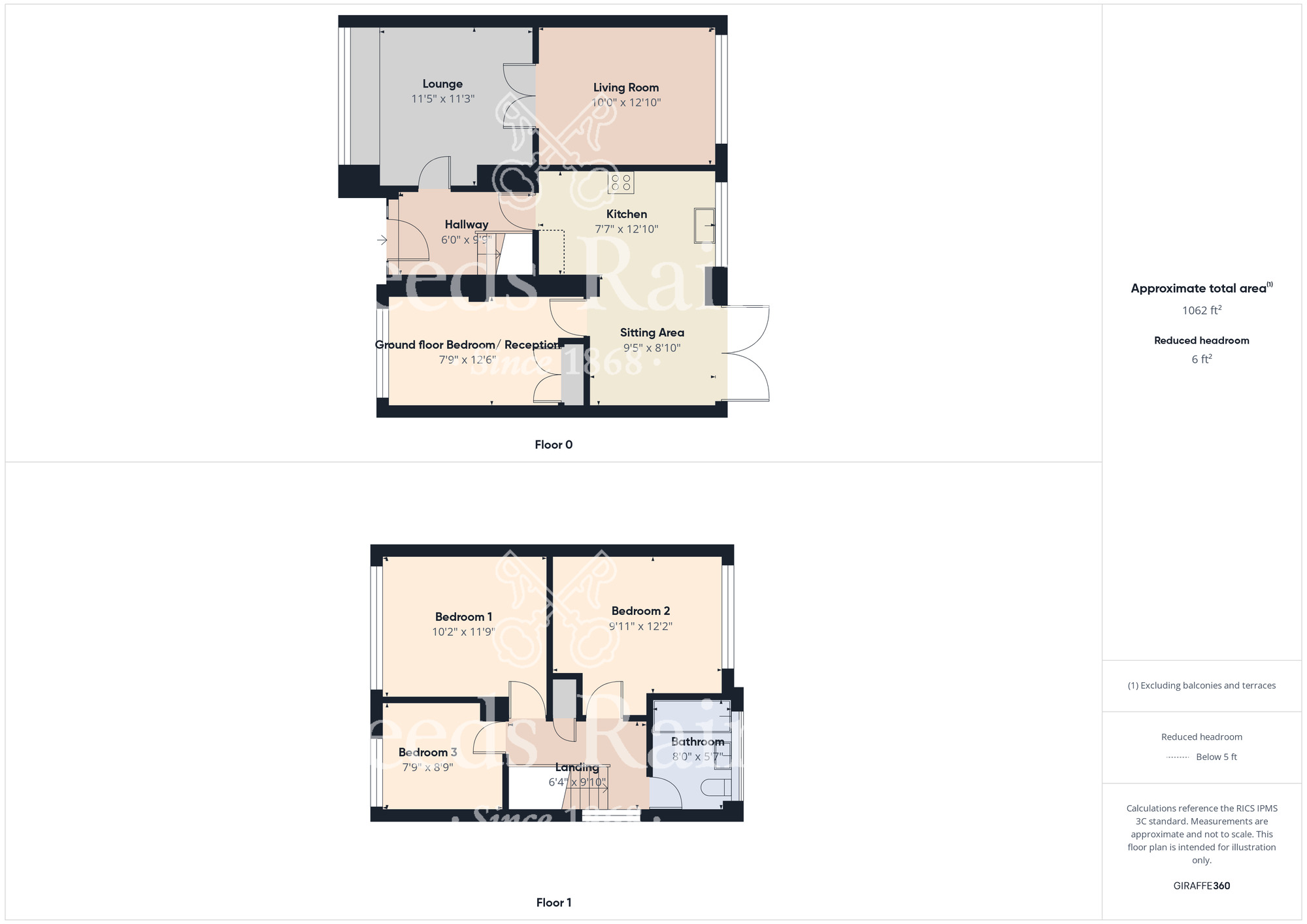 Floorplan of 4 bedroom Detached House for sale, Aviemore Road, Hemlington, North Yorkshire, TS8