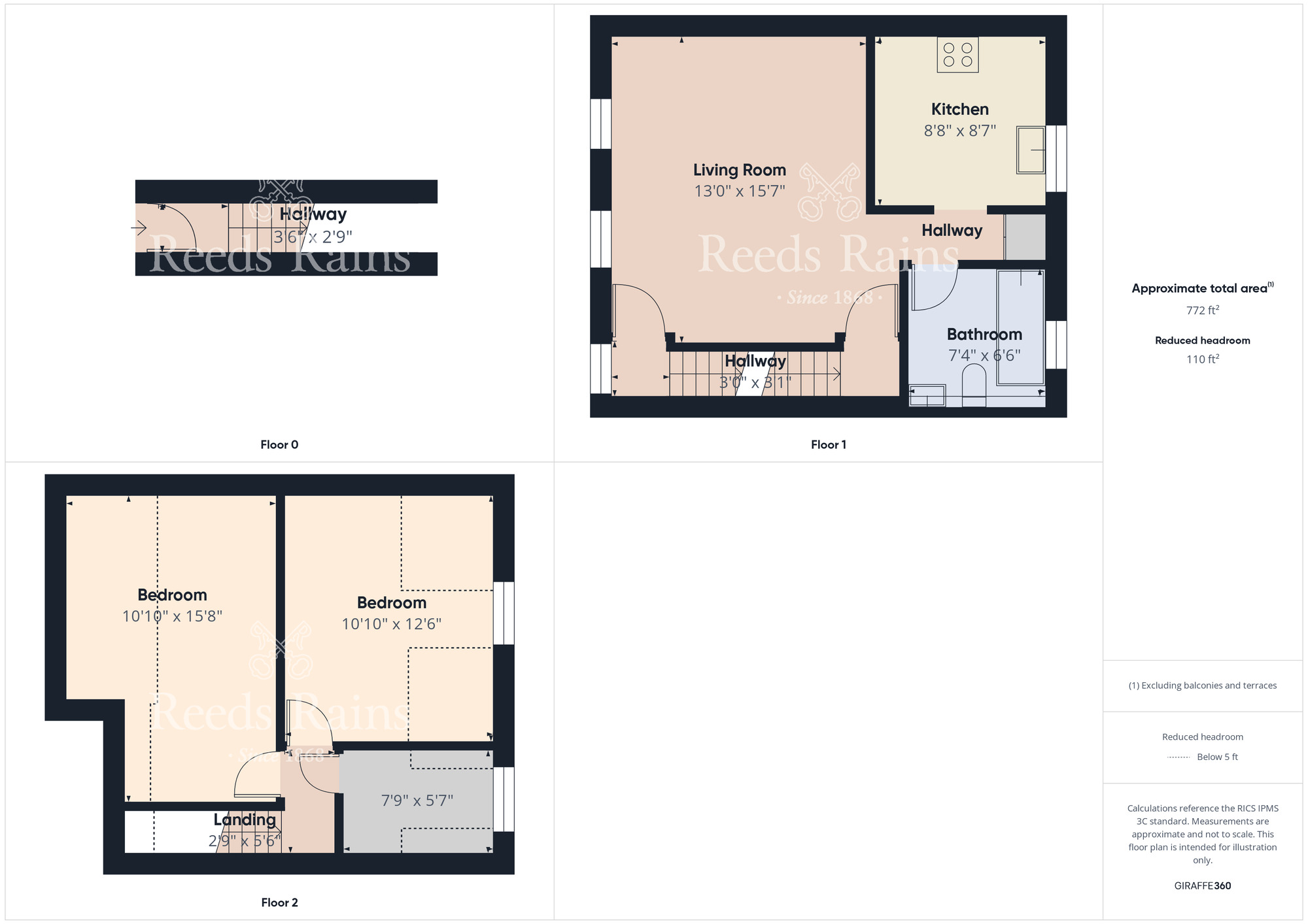 Floorplan of 2 bedroom  Flat for sale, High Street, Lazenby, Middlesbrough, TS6
