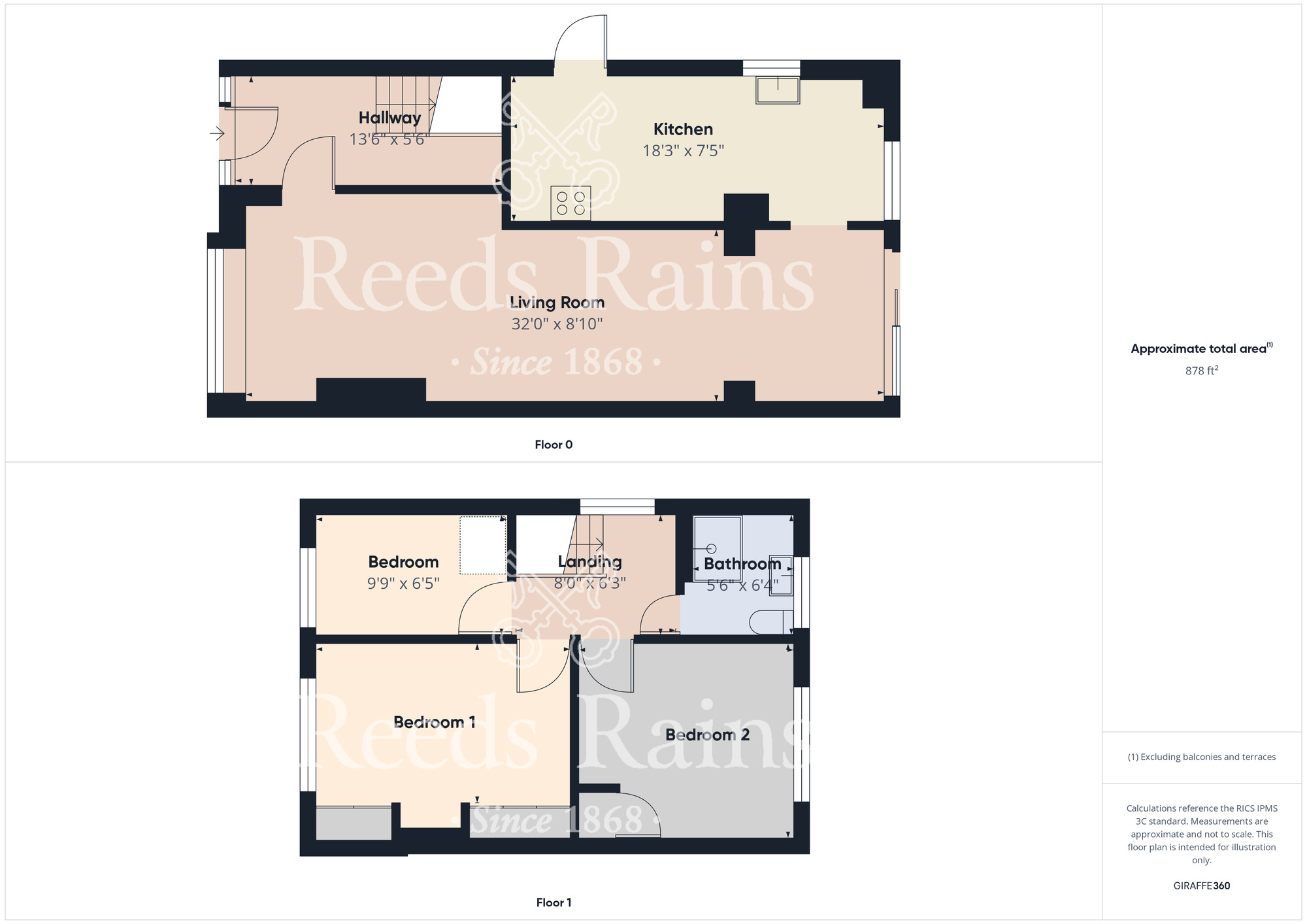 Floorplan of 3 bedroom Semi Detached House for sale, Dinsdale Avenue, Middlesbrough, North Yorkshire, TS5