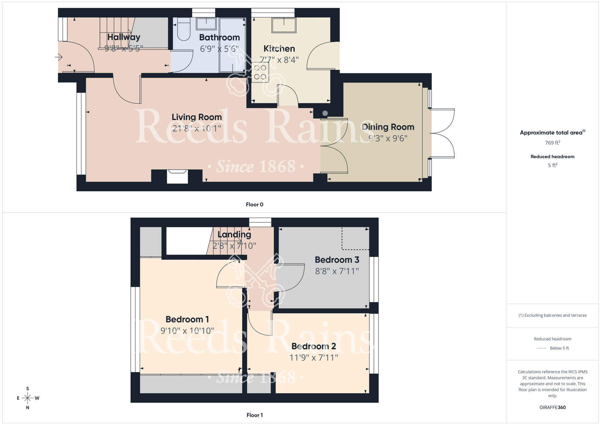 Floorplan of 3 bedroom Semi Detached House for sale, Faverdale Avenue, Middlesbrough, North Yorkshire, TS5