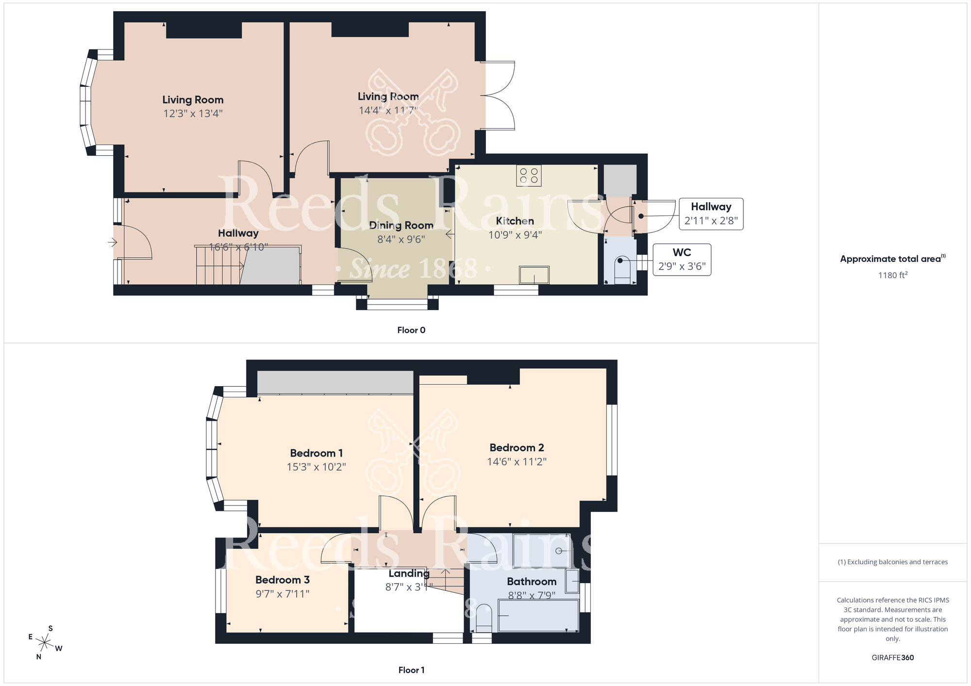 Floorplan of 3 bedroom Semi Detached House for sale, Acklam Road, Middlesbrough, North Yorkshire, TS5