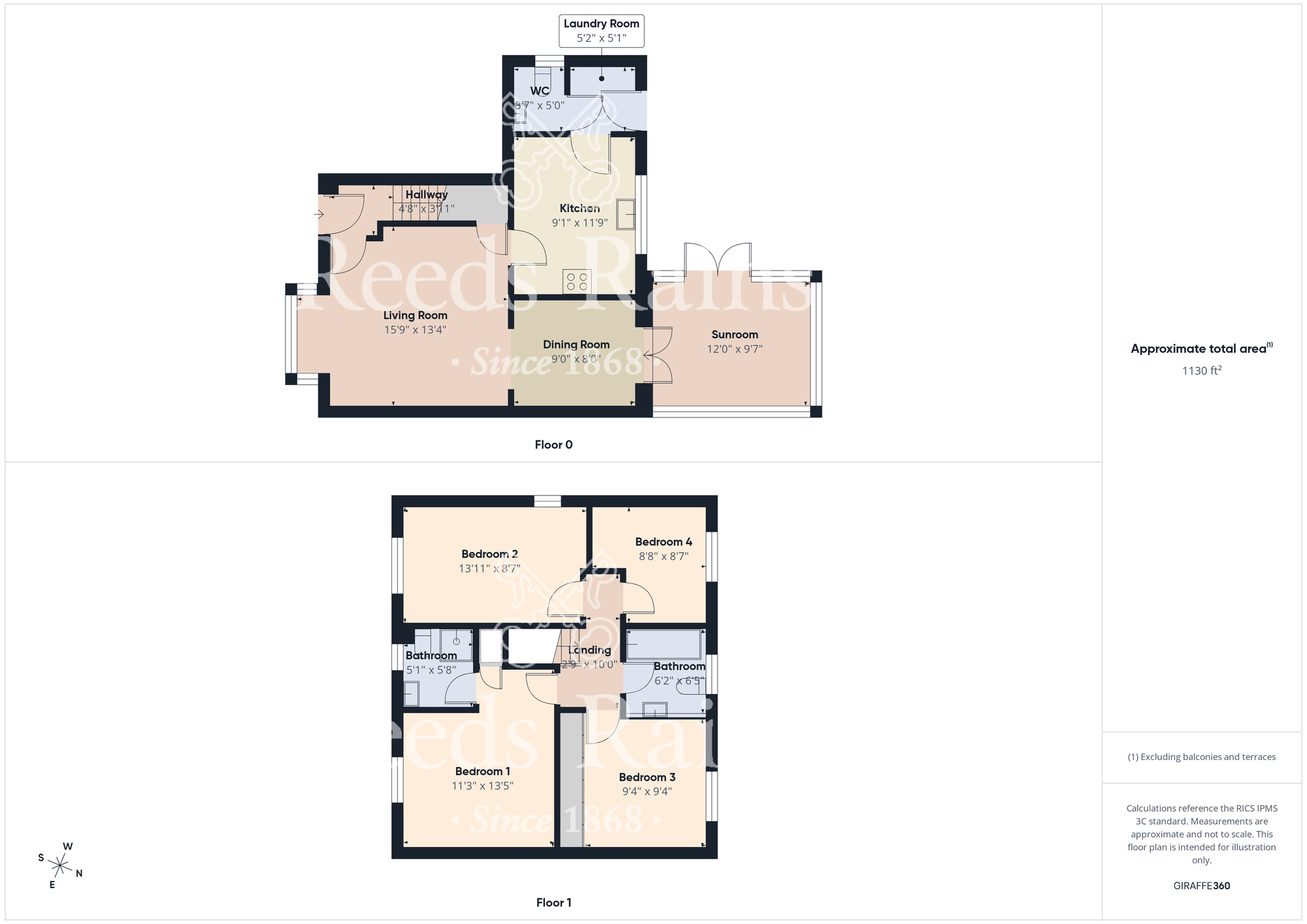 Floorplan of 4 bedroom Detached House for sale, Finchlay Court, Middlesbrough, North Yorkshire, TS5