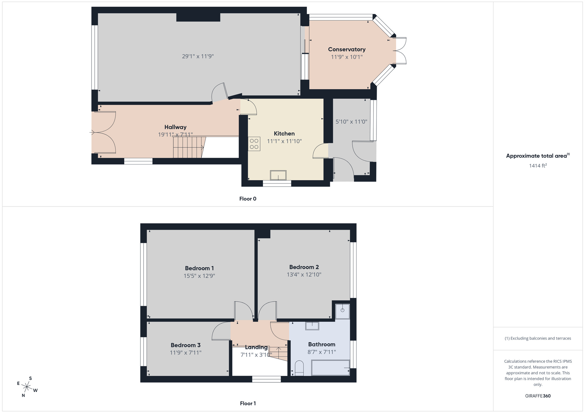 Floorplan of 3 bedroom Semi Detached House to rent, Acklam Road, Middlesbrough, North Yorkshire, TS5