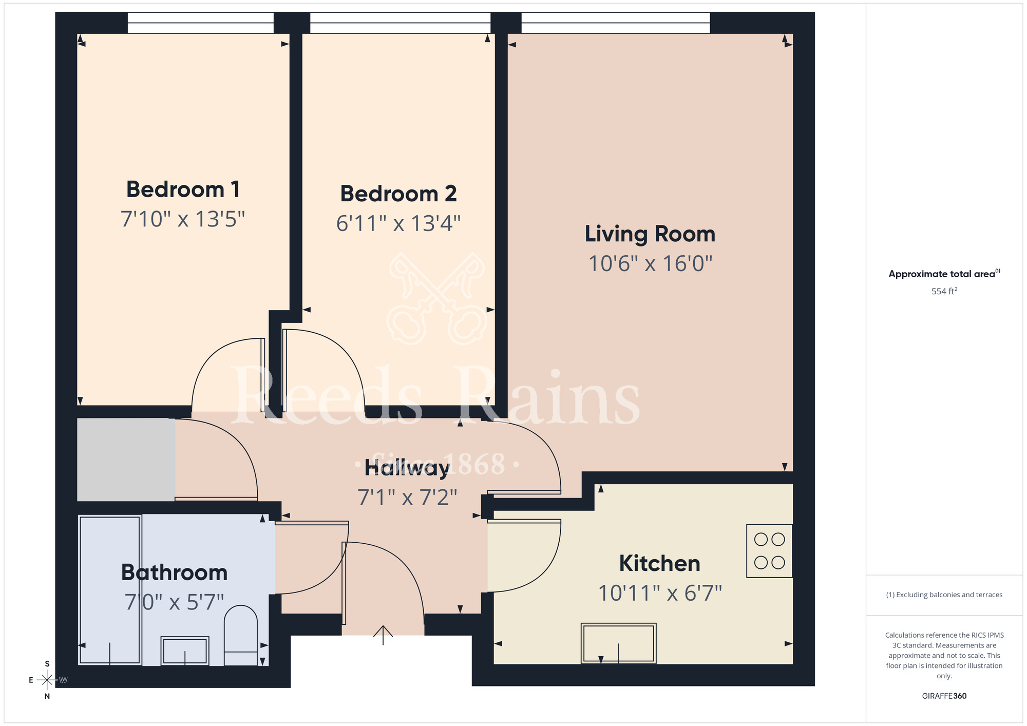 Floorplan of 2 bedroom Flat for sale, Douglas Street, Middlesbrough, North Yorkshire, TS4