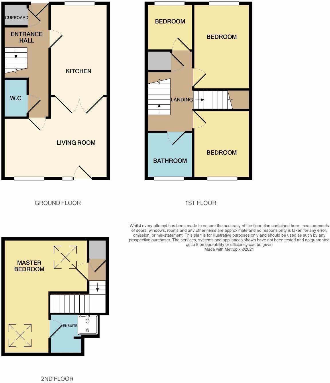 Floorplan of 4 bedroom Semi Detached House for sale, Saltwater Court, Middlesbrough, North Yorkshire, TS4
