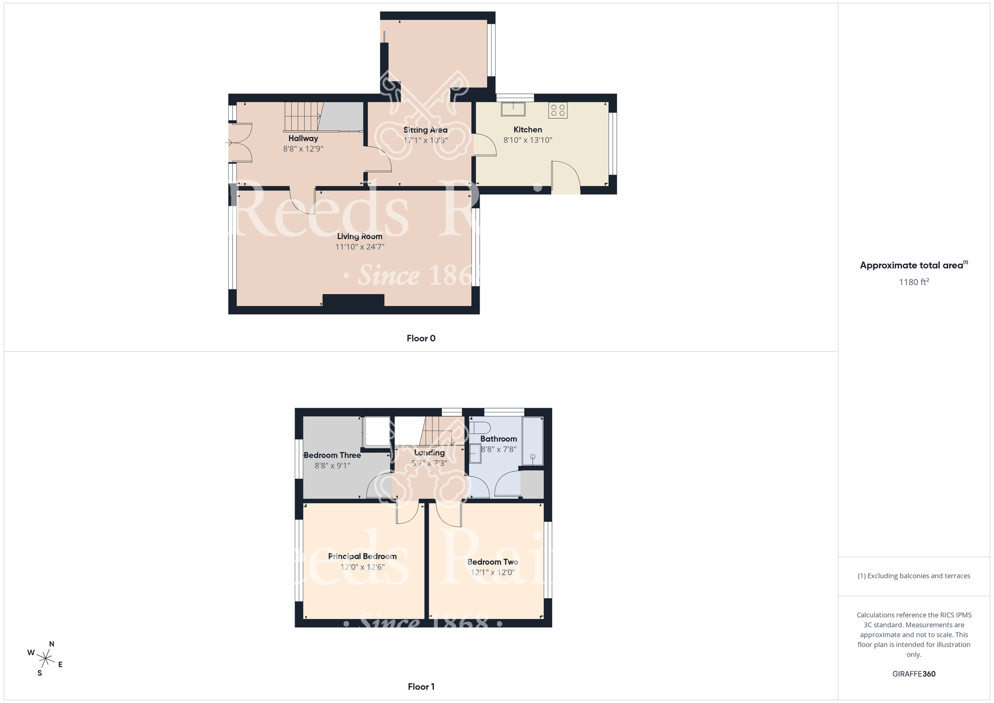 Floorplan of 3 bedroom Semi Detached House for sale, Acklam Road, Middlesbrough, North Yorkshire, TS5
