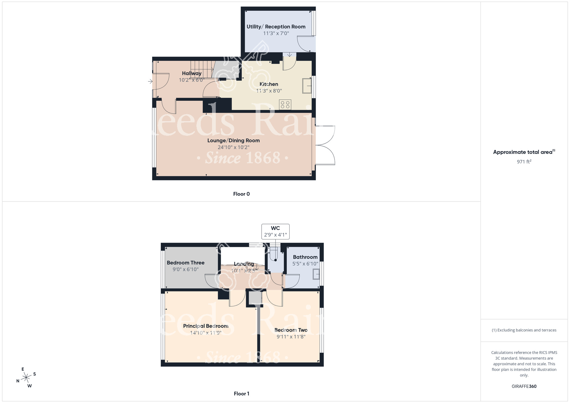 Floorplan of 3 bedroom Detached House for sale, Westbeck Gardens, Middlesbrough, North Yorkshire, TS5